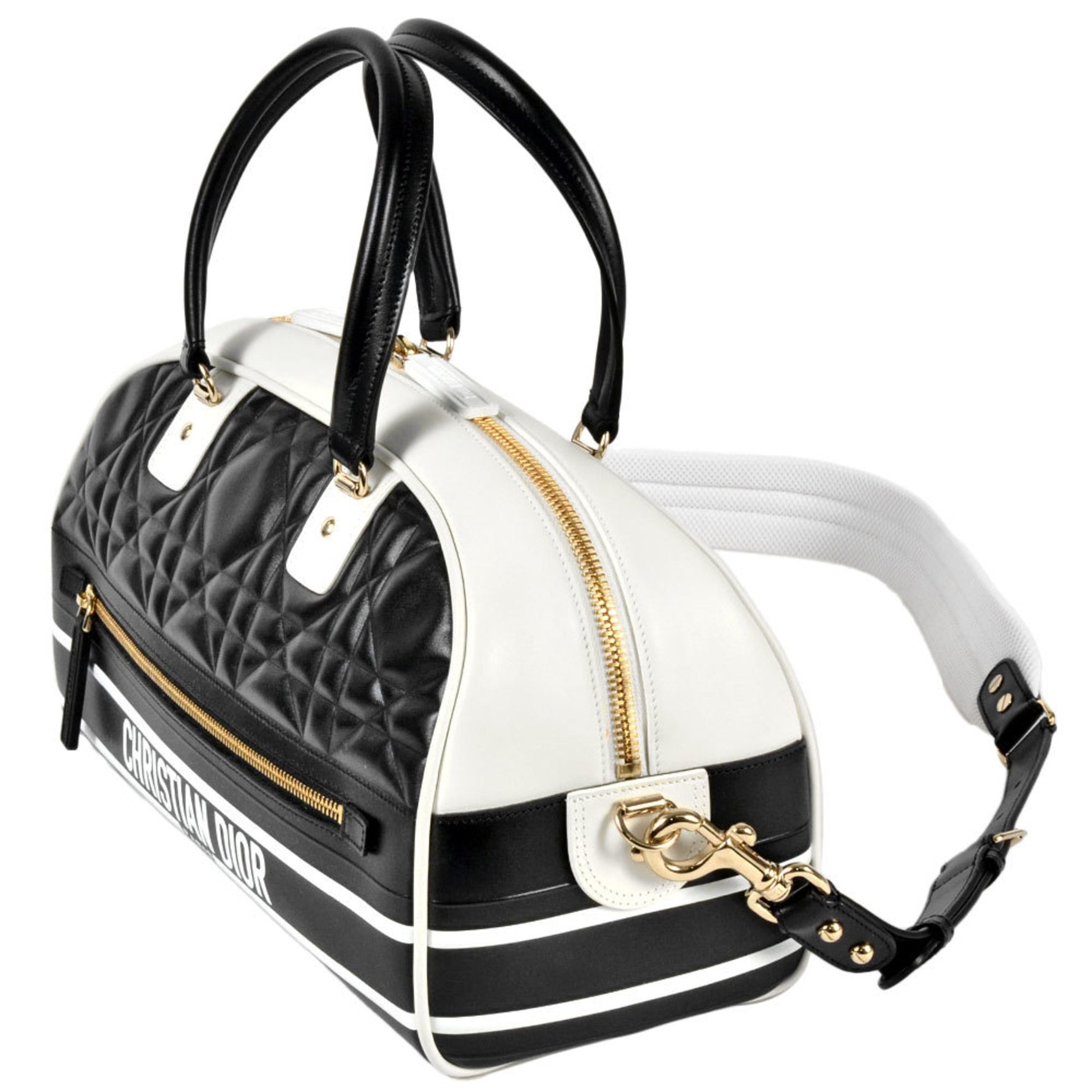 Christian Dior Dior Small Bag Leather Black Sporty