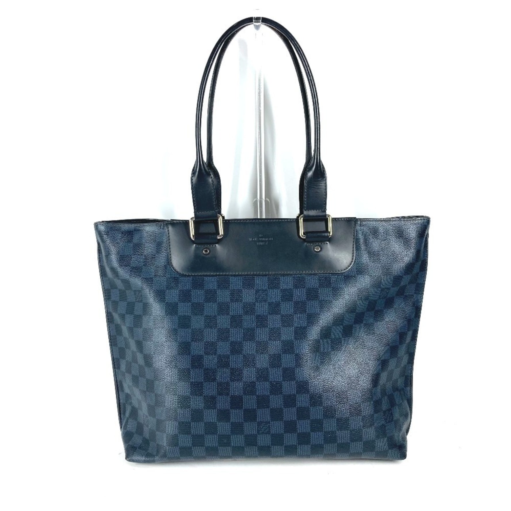 Louis Vuitton Damier Cobalt Cabas Voyageur Bag Shoulder Business Tote Canvas Men's