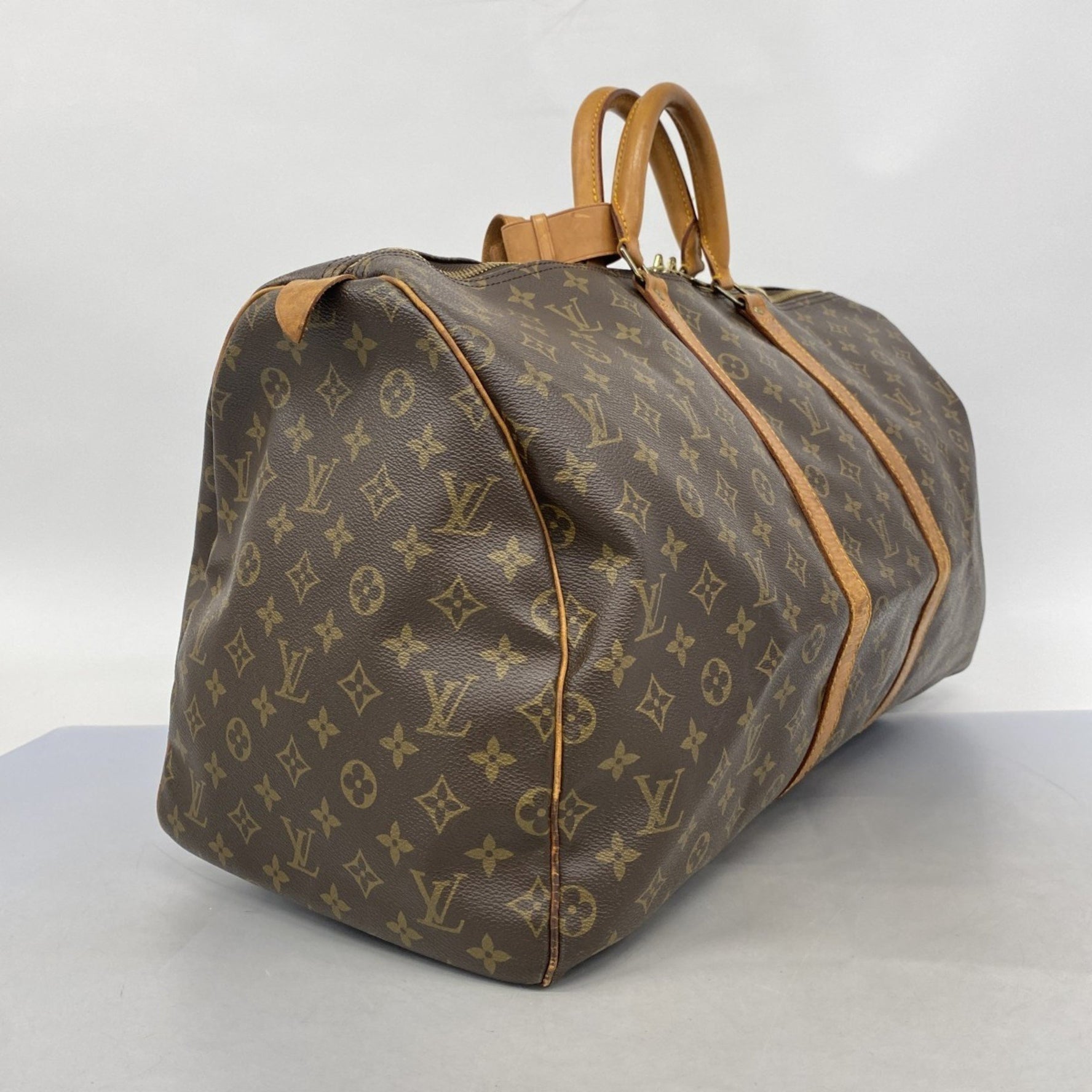 Louis Vuitton Monogram Keepall 55 Boston Bag Men's and