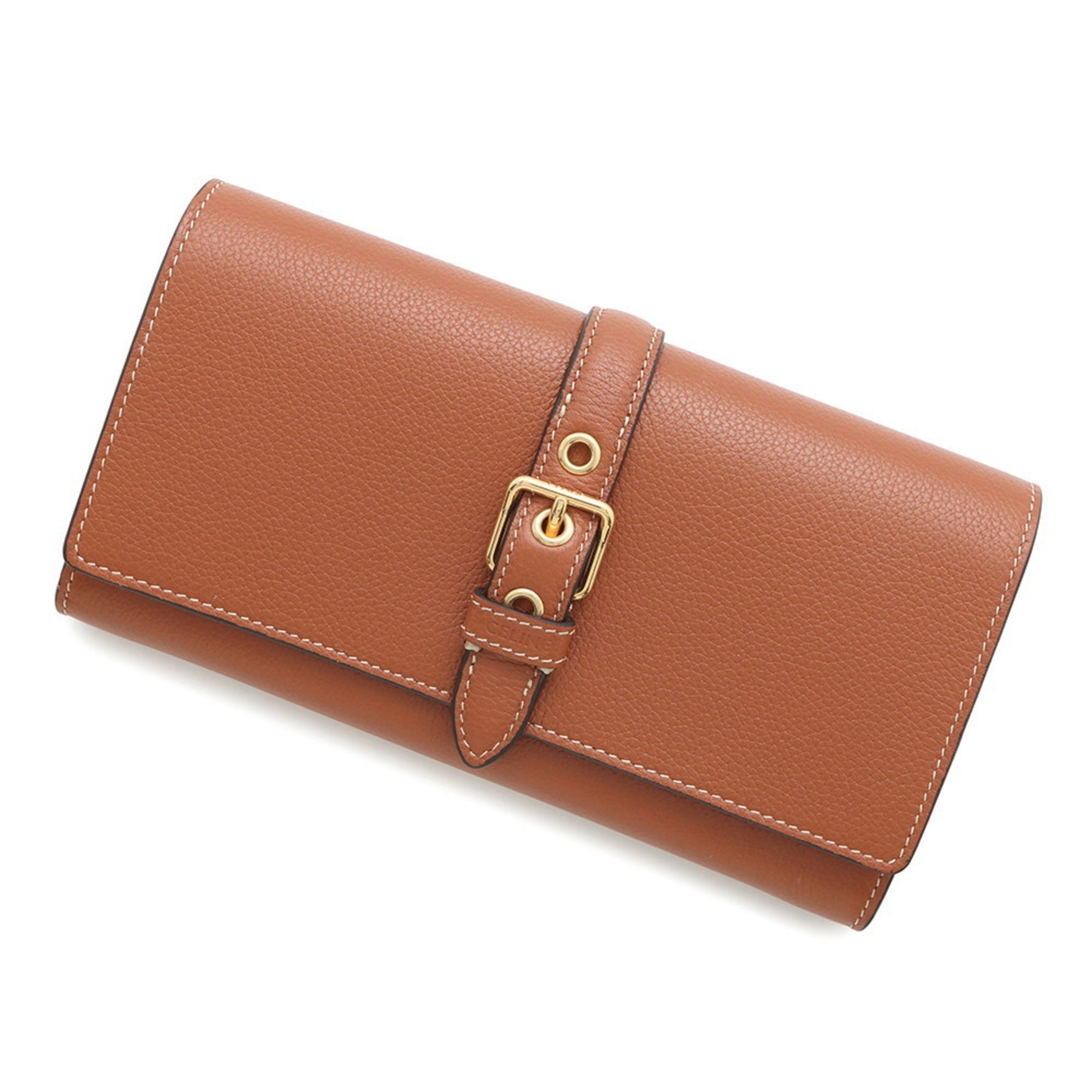 Celine Long Wallet Large Supple Calf Leather