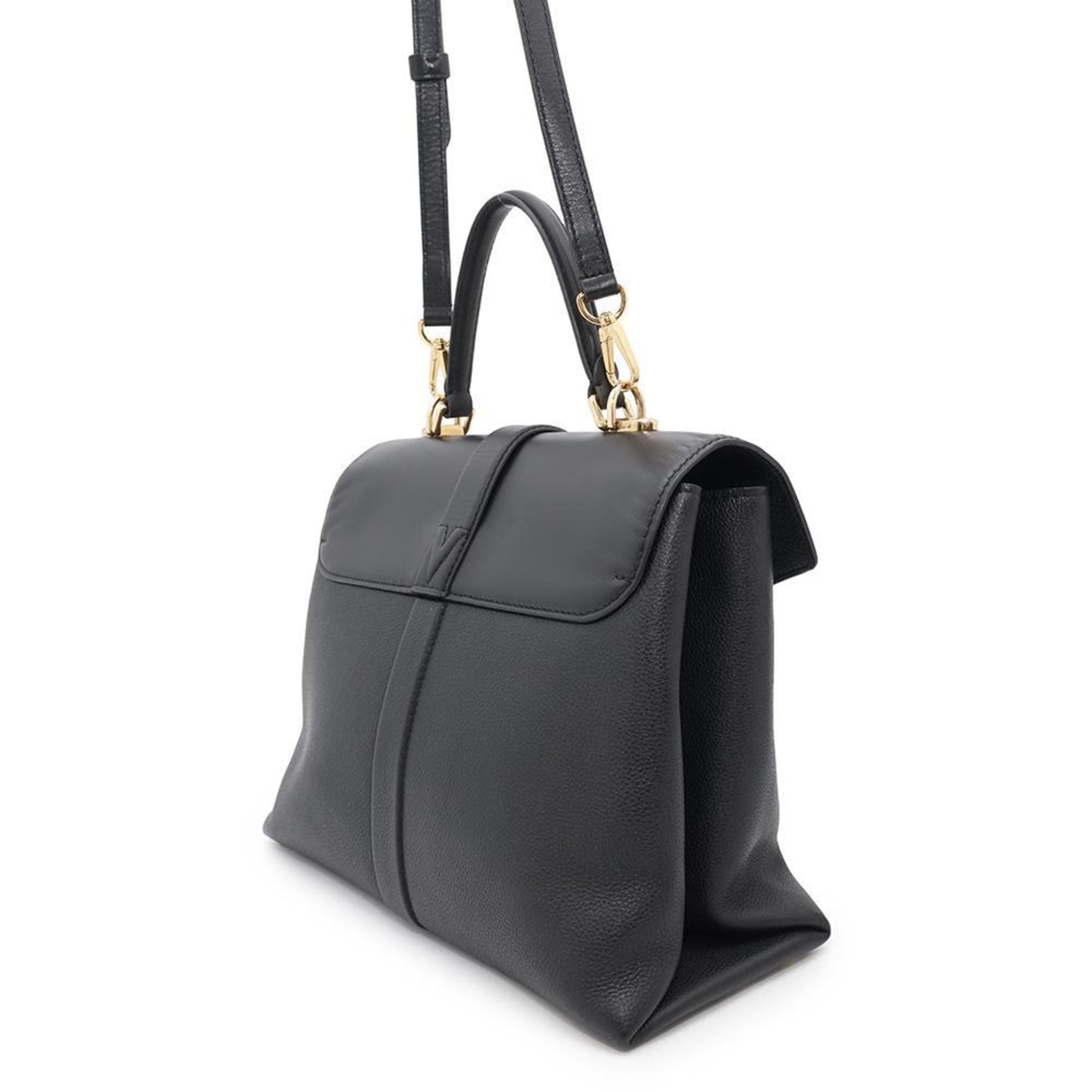 Louis Vuitton Handbag Rose des Vents MM Leather Shoulder Bag Black