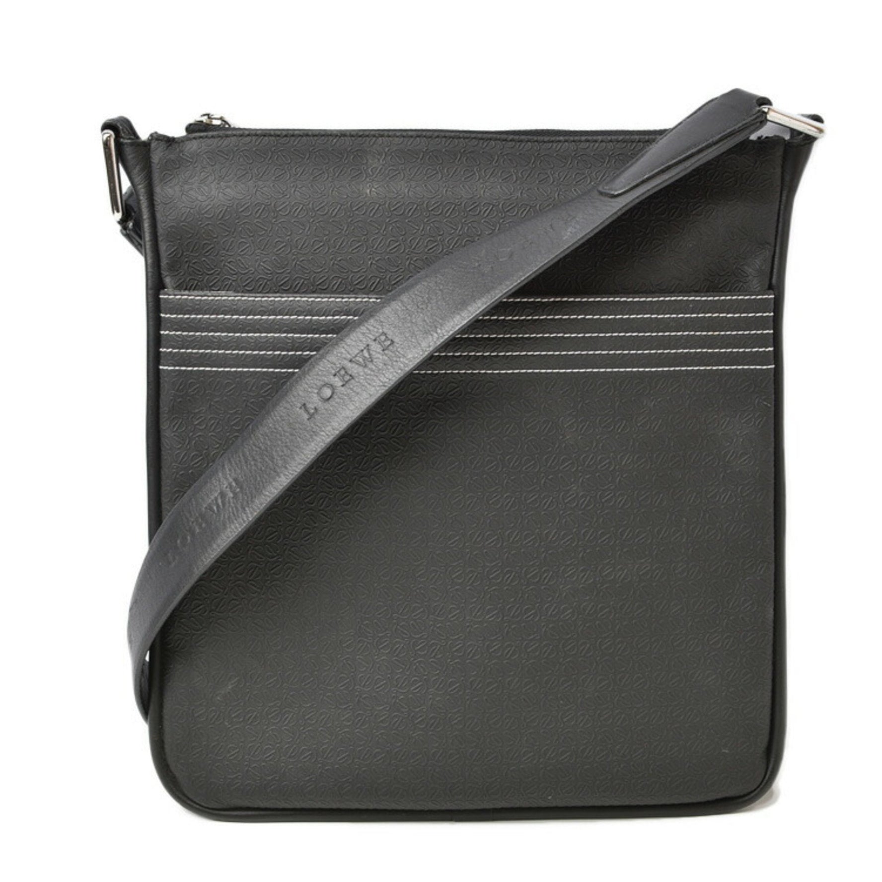 LOEWE Shoulder Bag Coated Canvas Anagram