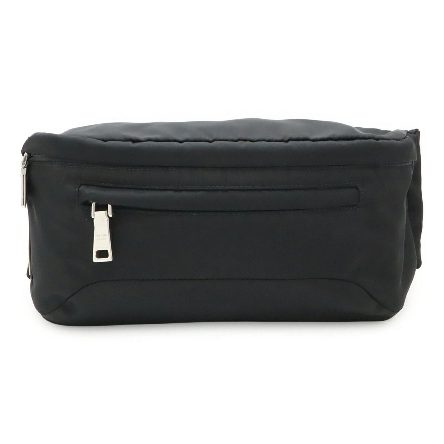 PRADA Waist Bag, Pouch, Body Hip Nylon, NERO, Black
