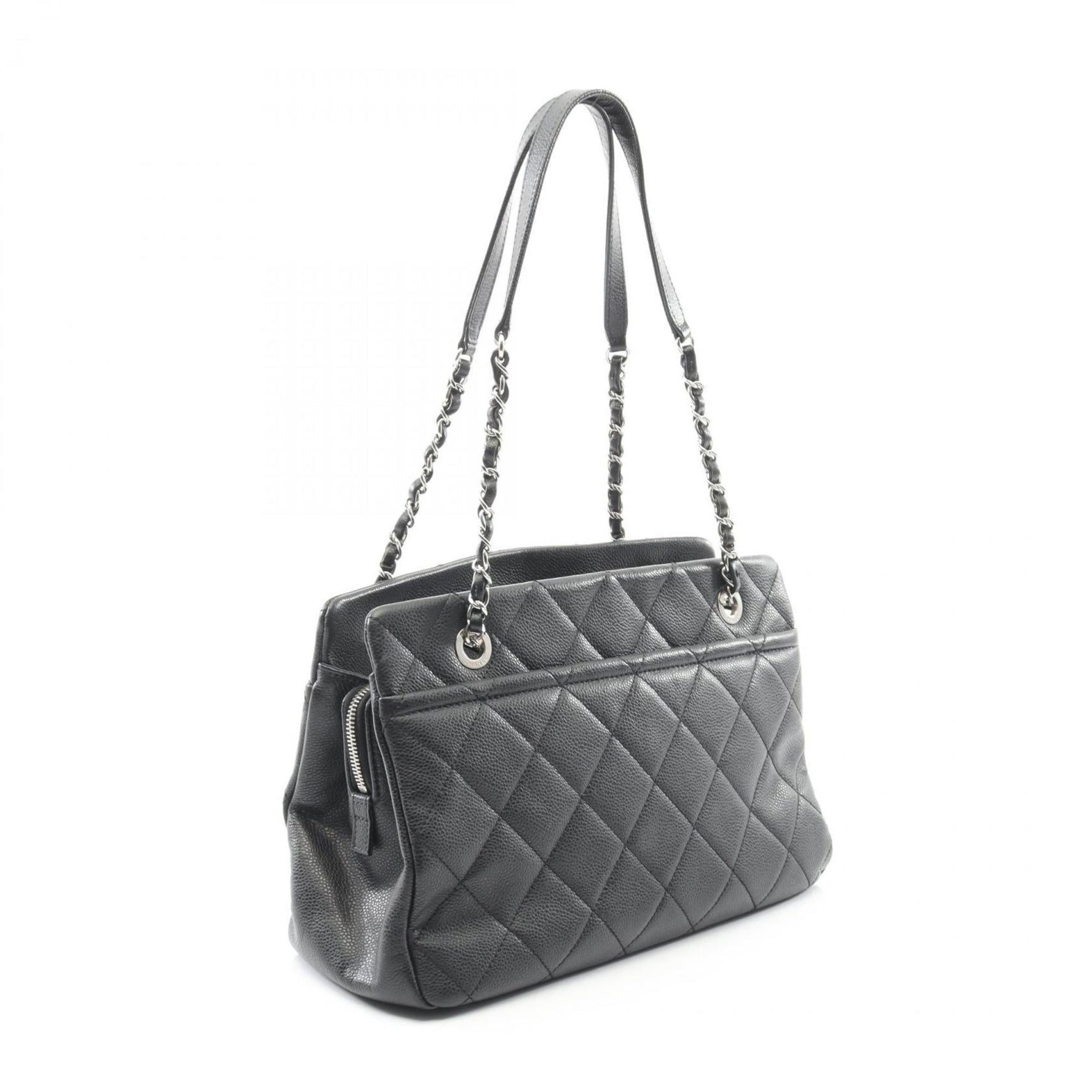 CHANEL Matelasse Tote Bag in Caviar (Grained Calfskin)