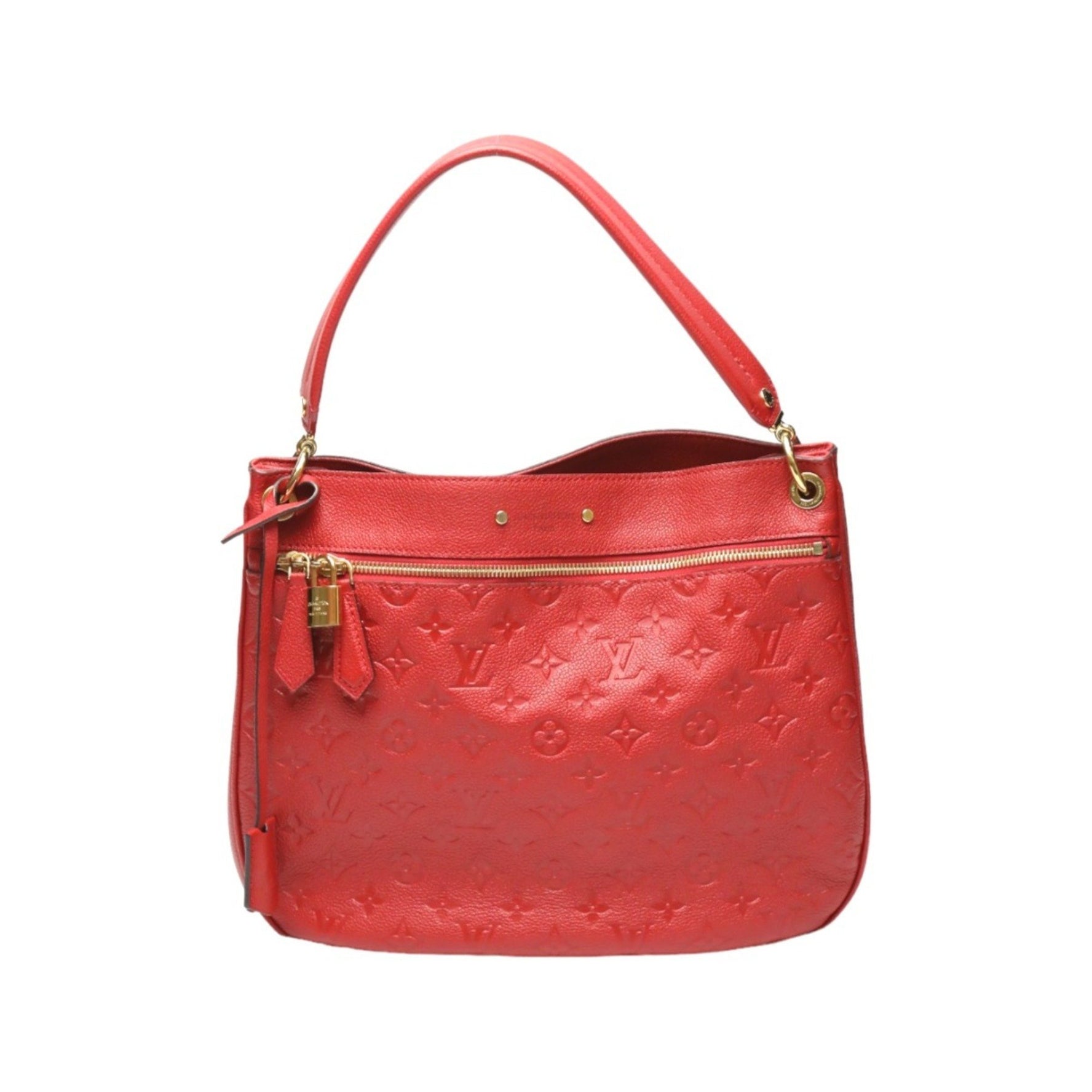 Louis Vuitton Handbag Monogram Empreinte Spontini Red LV