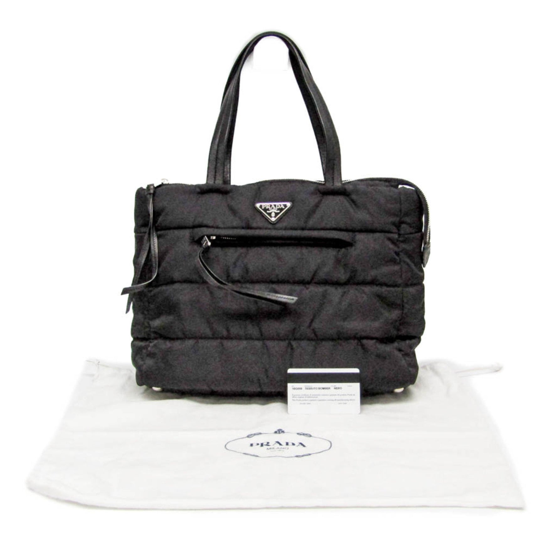 Prada TESSUTO BOMBER Nylon Handbag