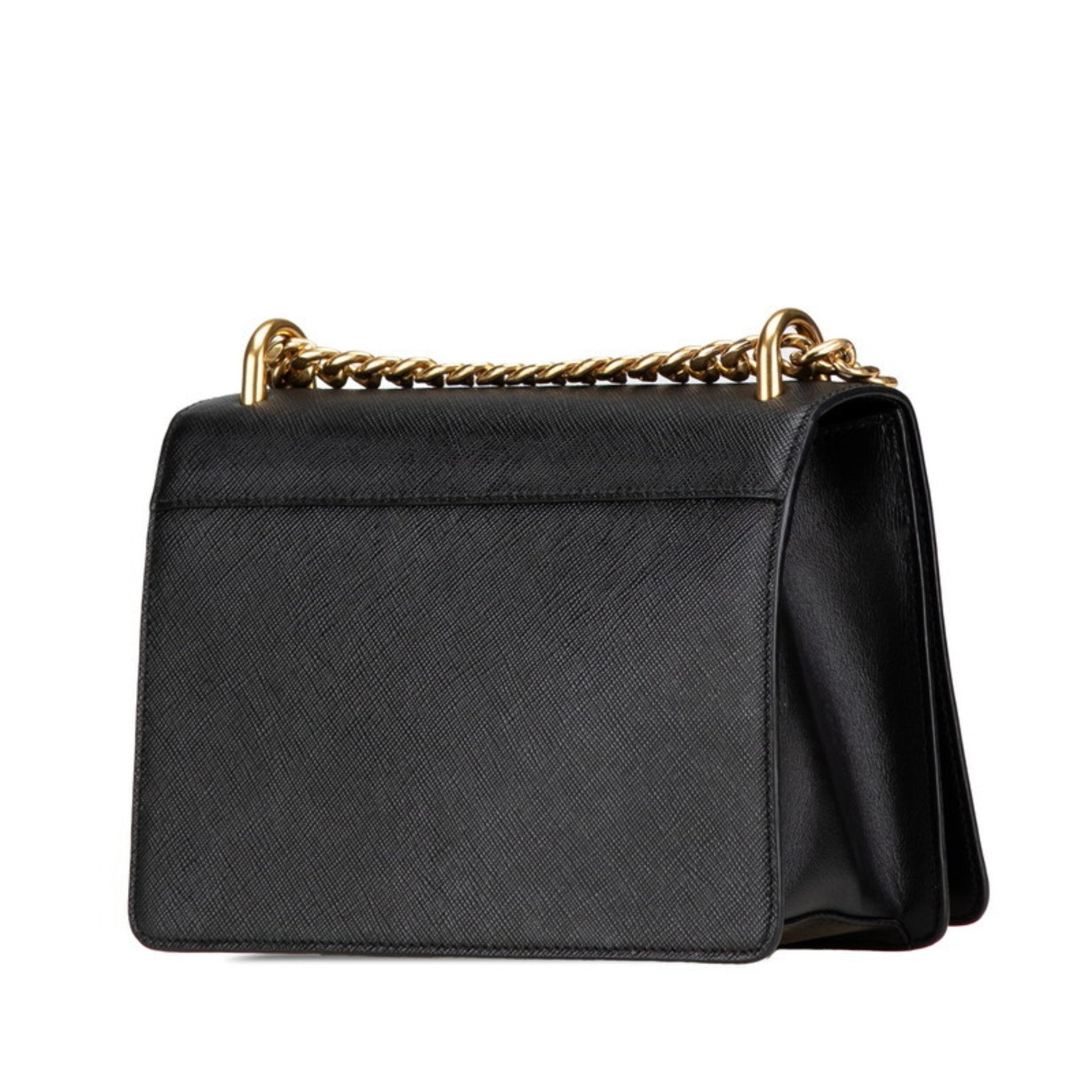 Prada Chain Crossbody Shoulder Bag Saffiano Leather