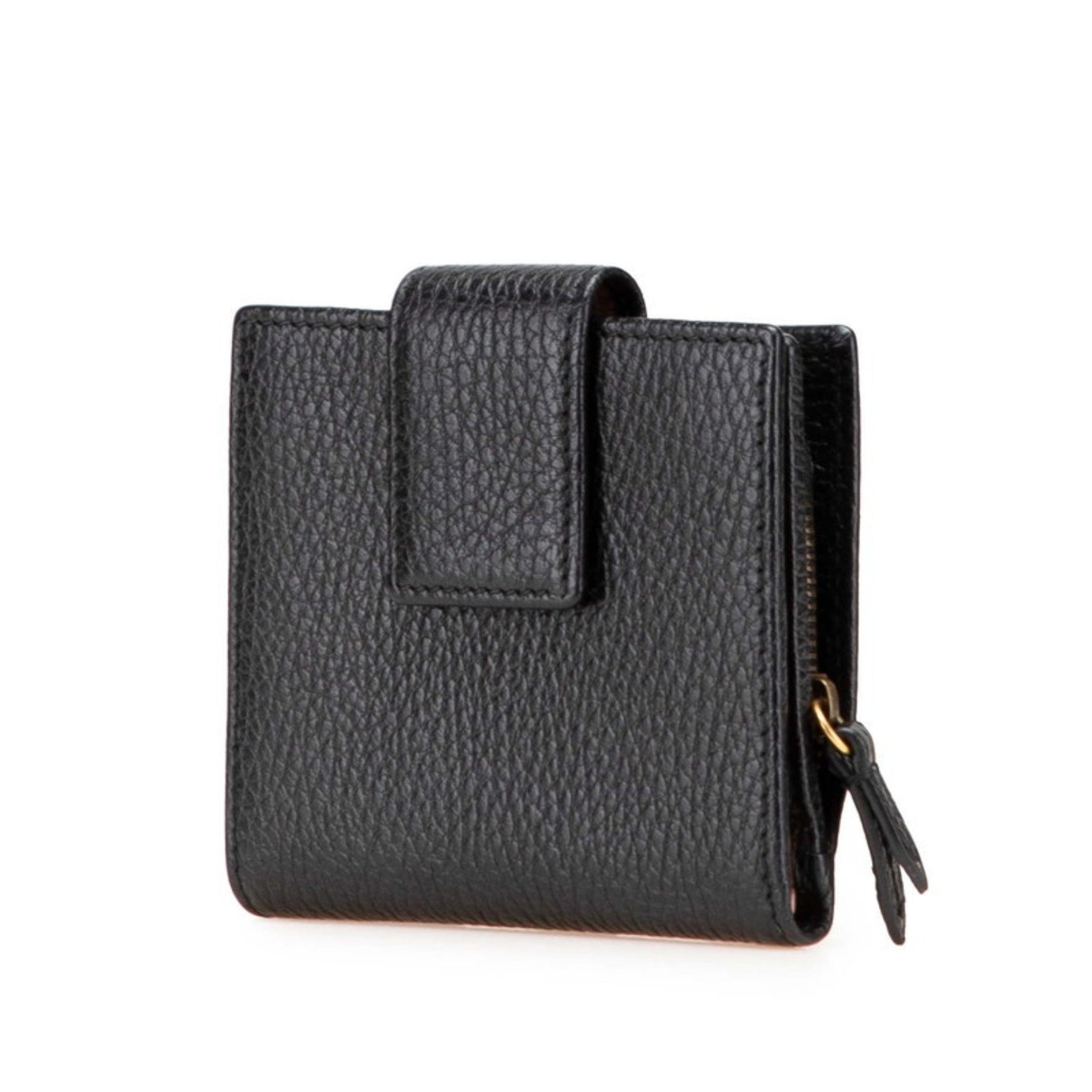 Gucci GG Marmont Bow Bifold Wallet Leather