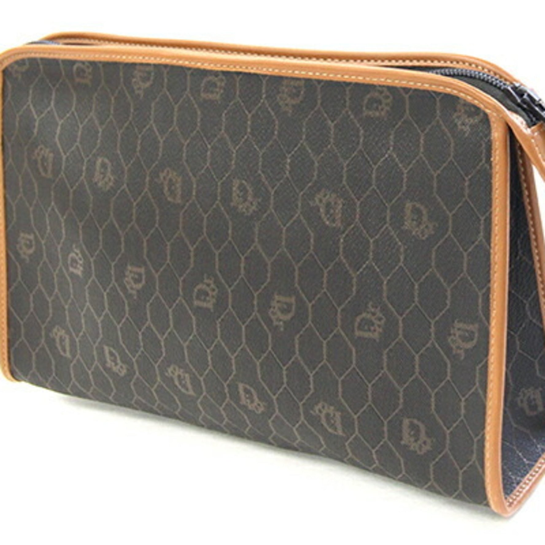 Christian Dior Dior clutch bag PVC leather second old DIOR