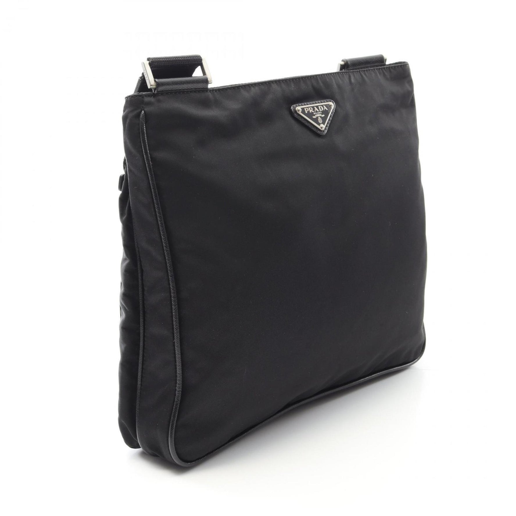 Prada shoulder bag in nylon and Saffiano leather women