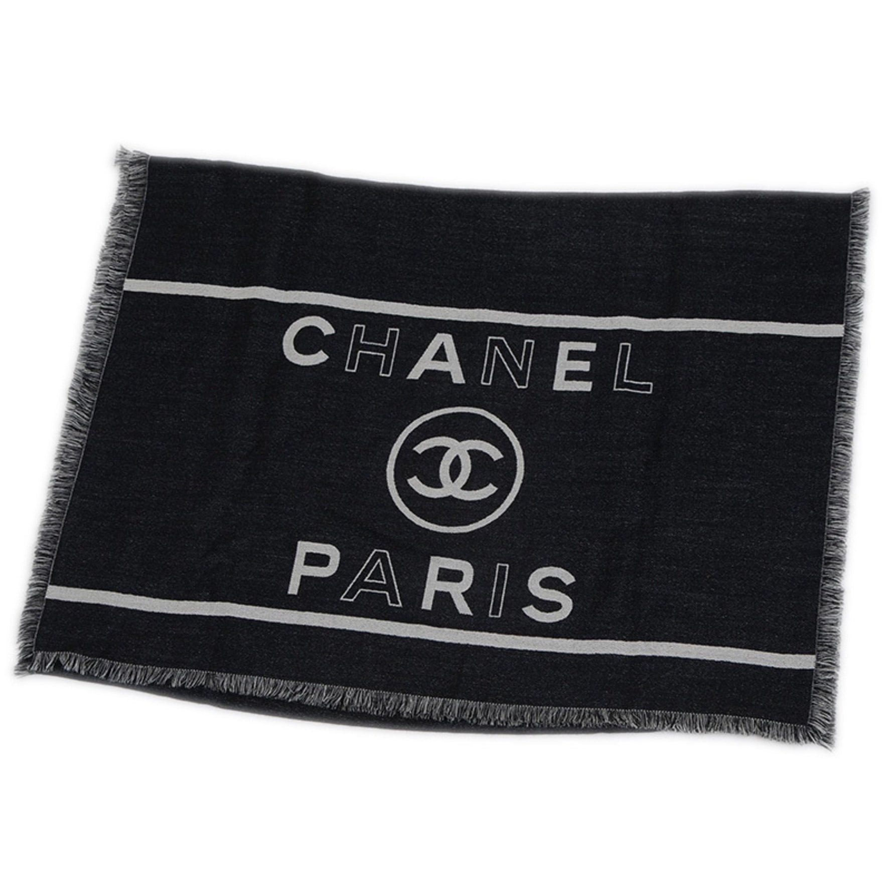 Chanel Coco Mark Cashmere Stole/Scarf BP