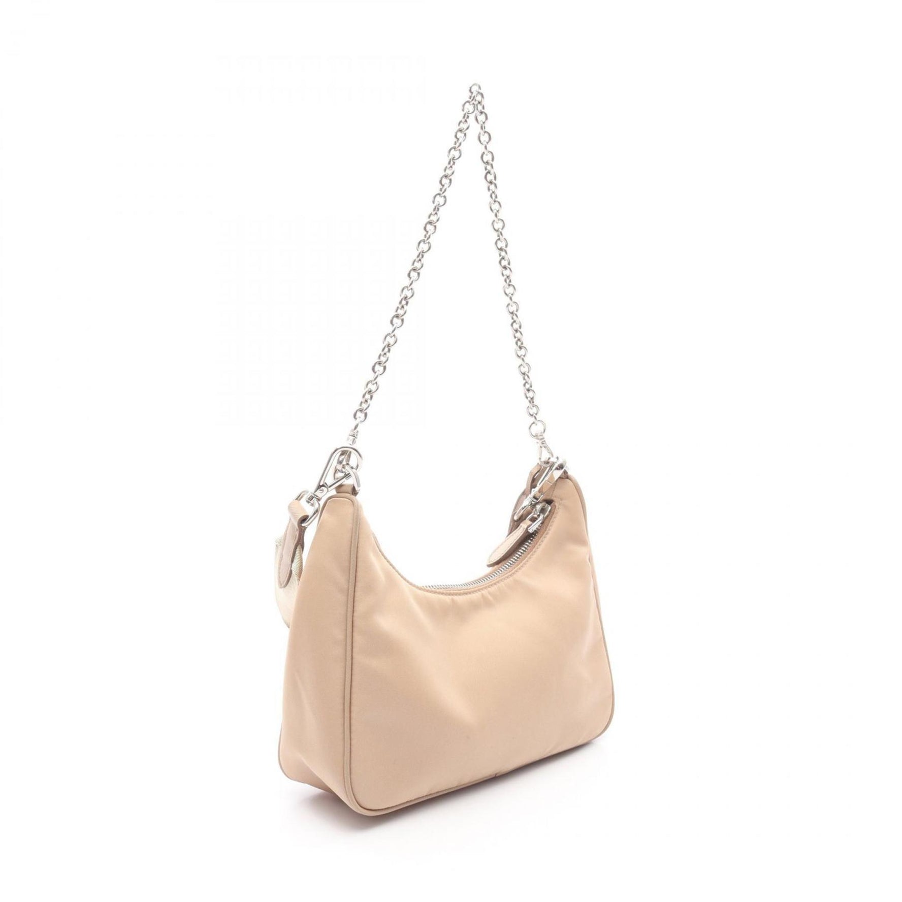 Prada Re-Edition 2006 Embroidered Drill Riamo Fi Shoulder Bag in Nylon and Saffiano Leather