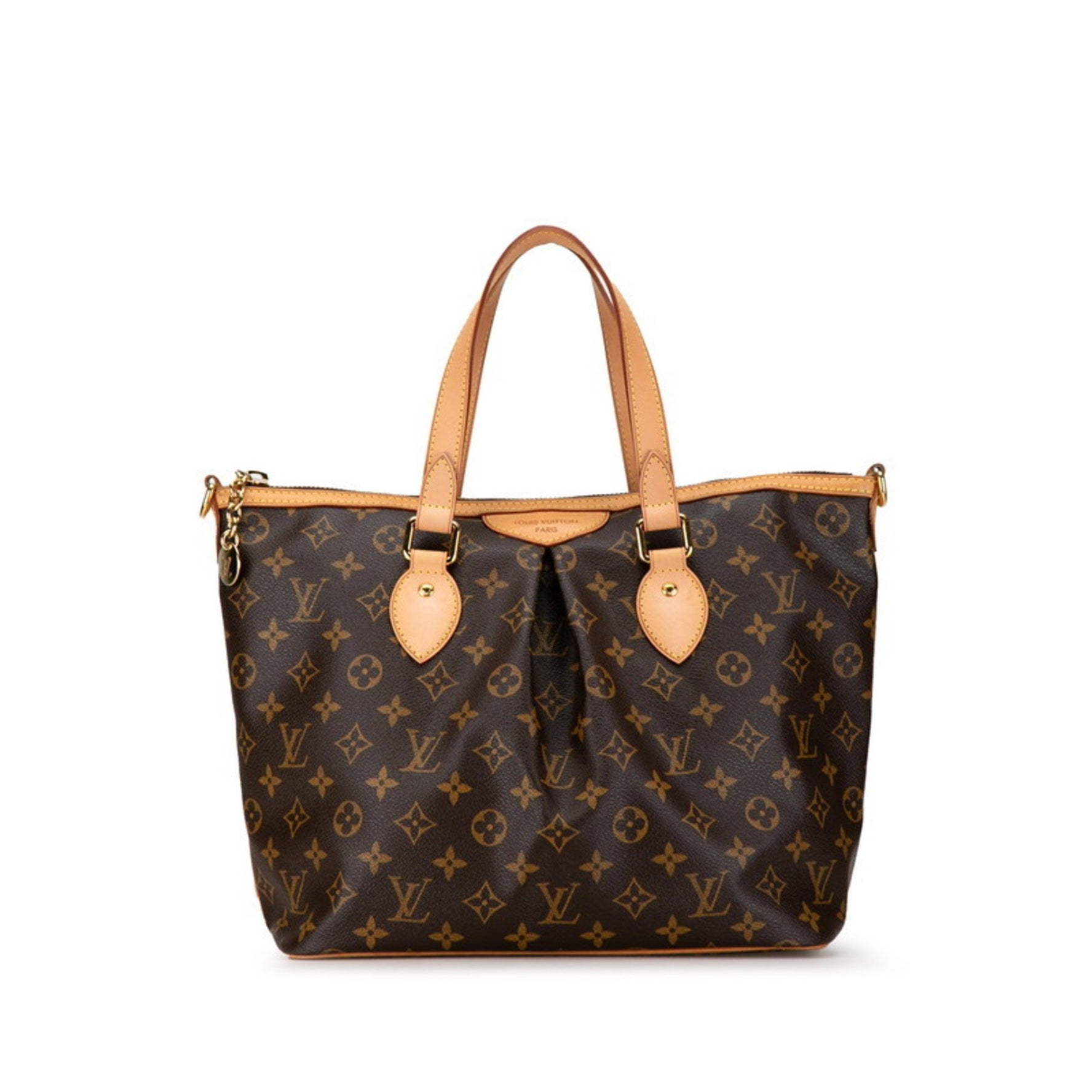 Louis Vuitton Monogram Palermo PM Handbag PVC Leather