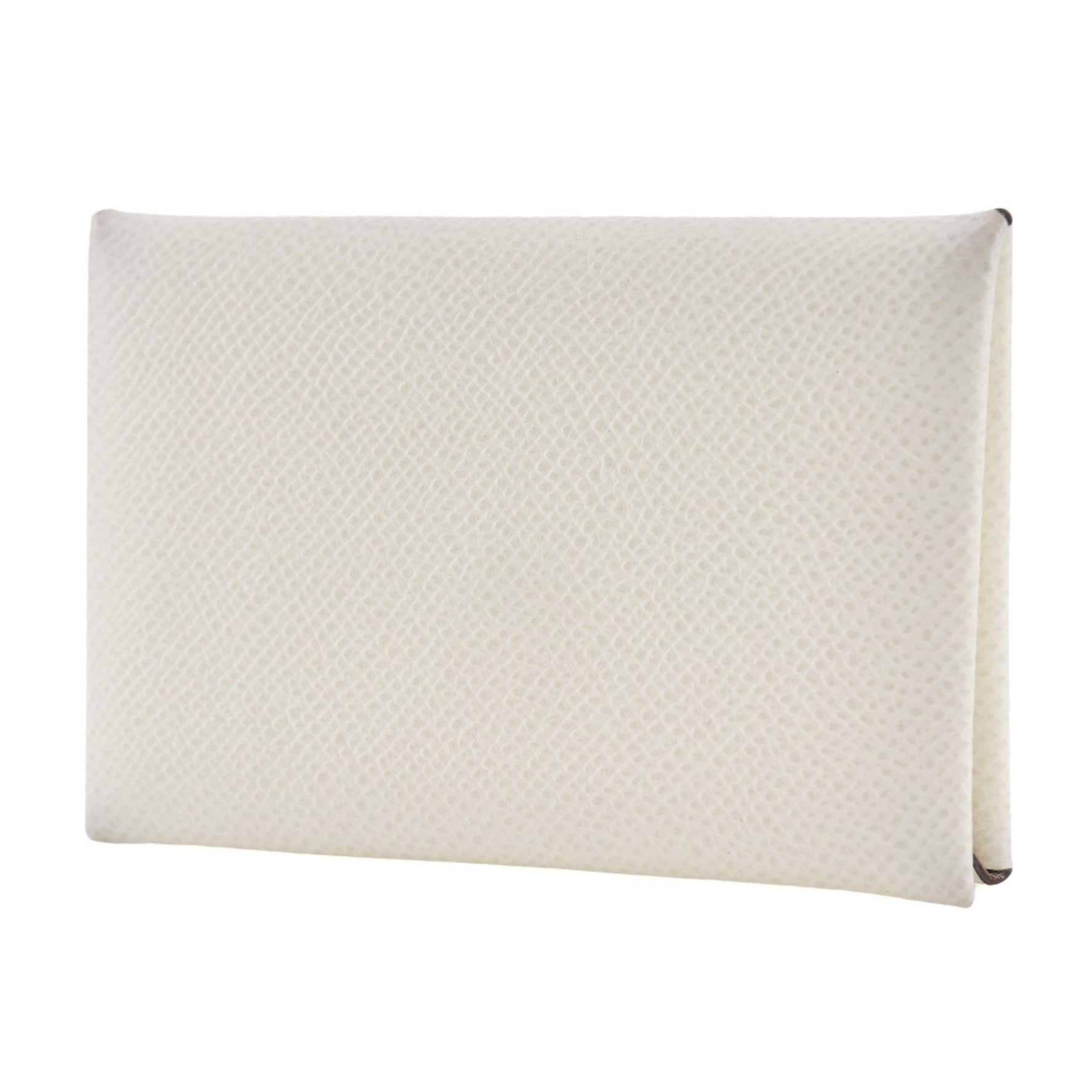 Hermes Calvi Card Case Veau Epsom Leather Crepe 2021 Z Snap Button Unisex