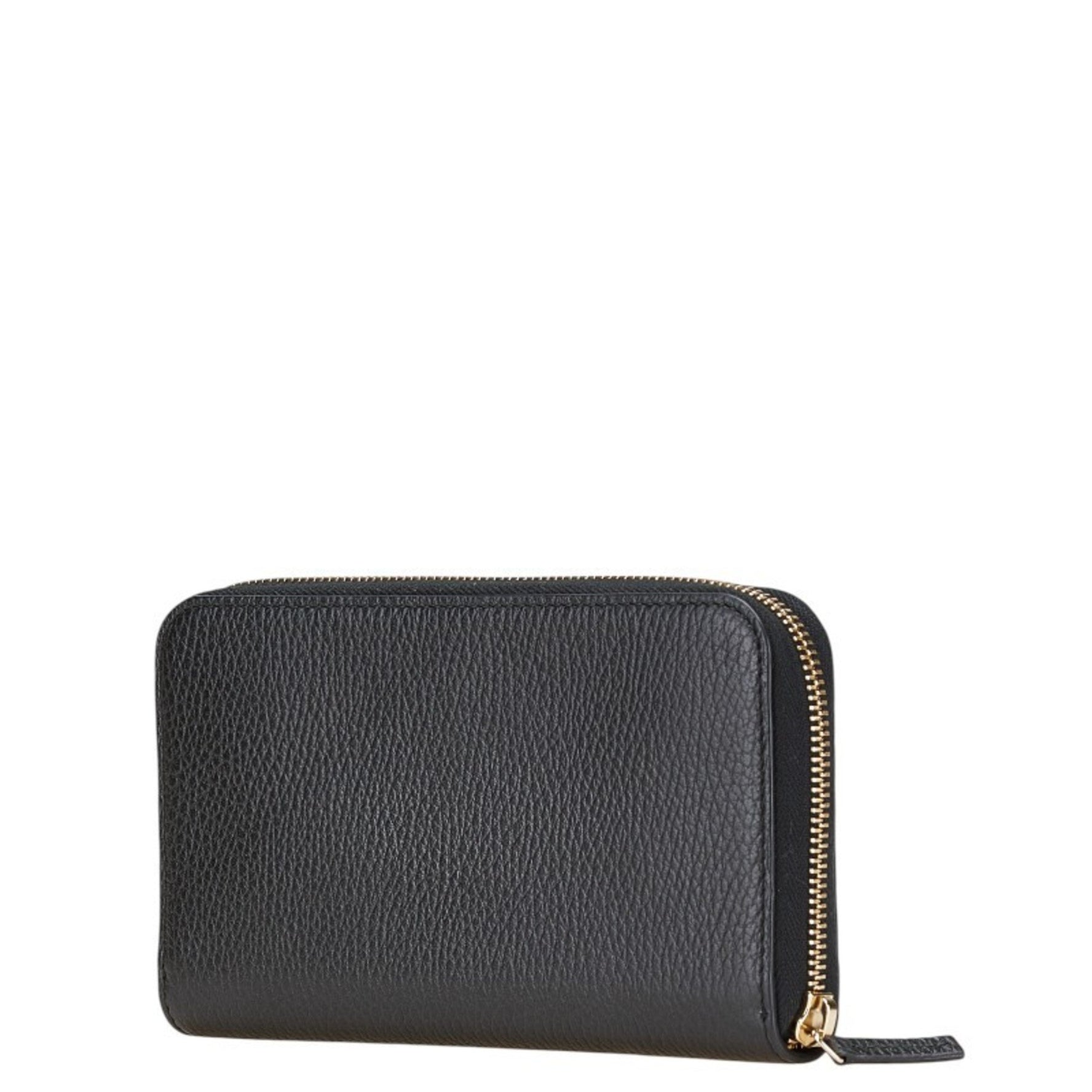 Gucci Interlocking G Long Wallet Round Leather