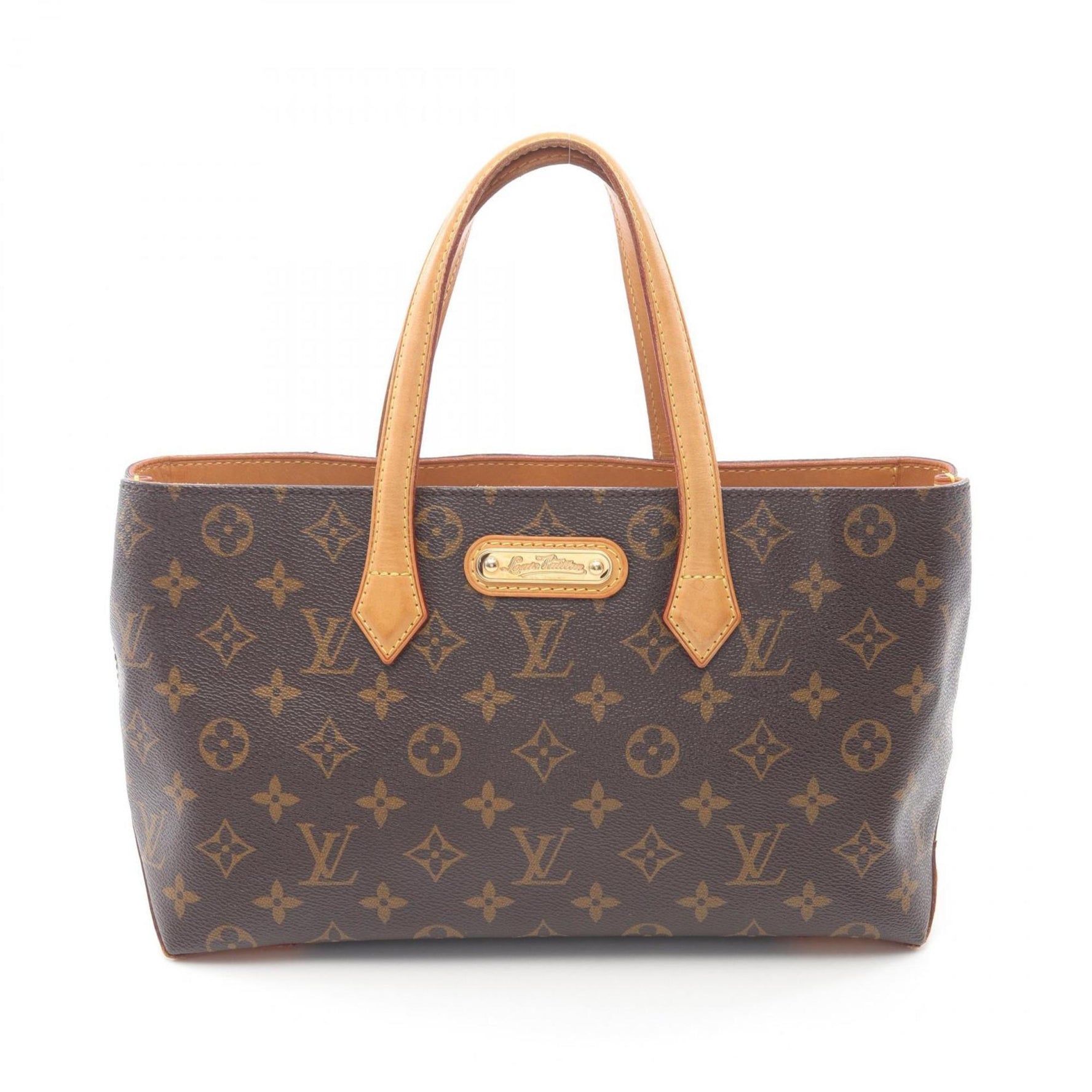 Louis Vuitton Wilshire PM Handbag, Coated Canvas and Leather, Monogram