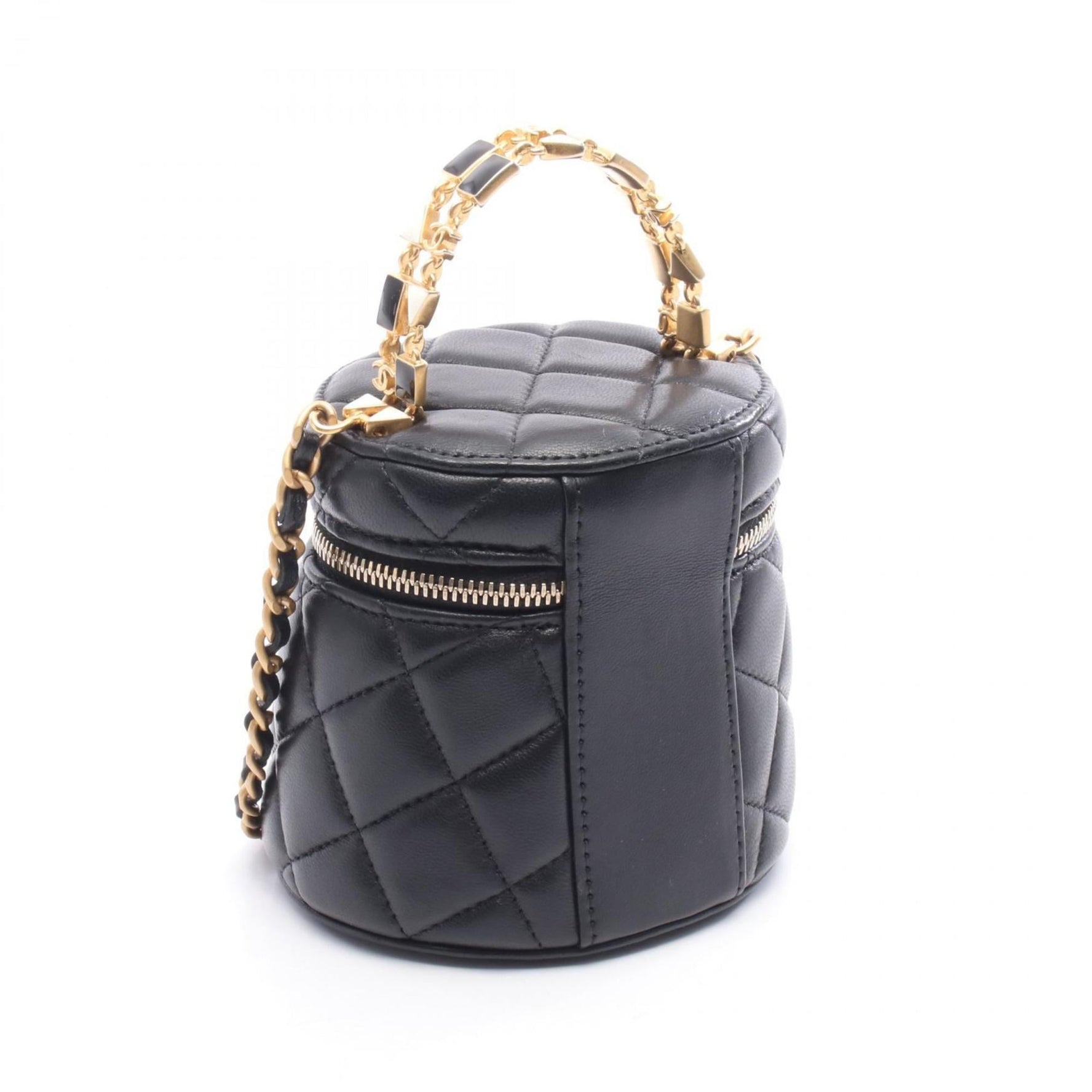 CHANEL Matelasse Vanity Shoulder Bag, Lambskin Leather