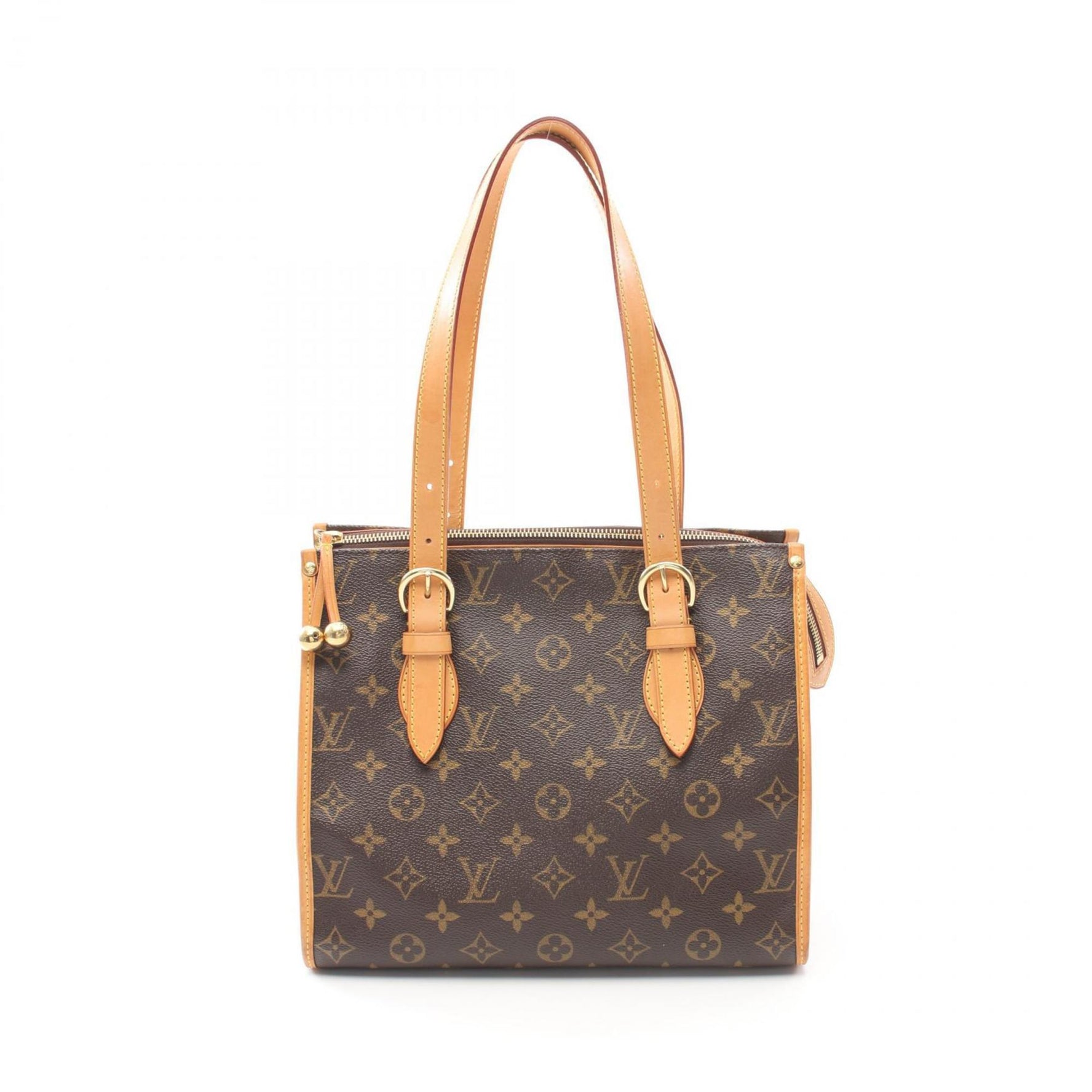 Louis Vuitton Popincourt Au Monogram Tote Bag Coated Canvas Leather