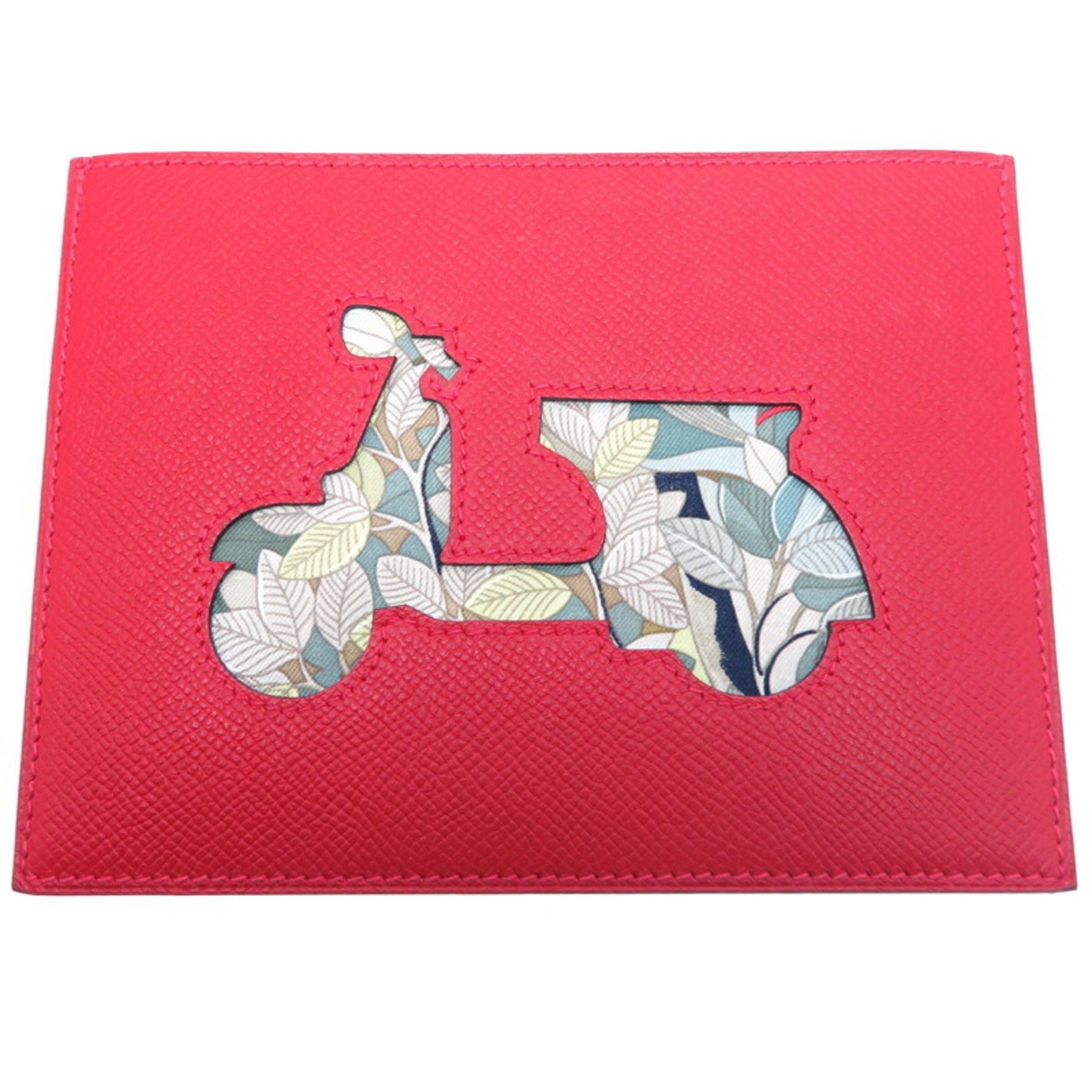 Hermes Petite Ash Sleeve Case Bike Epsom Leather Red