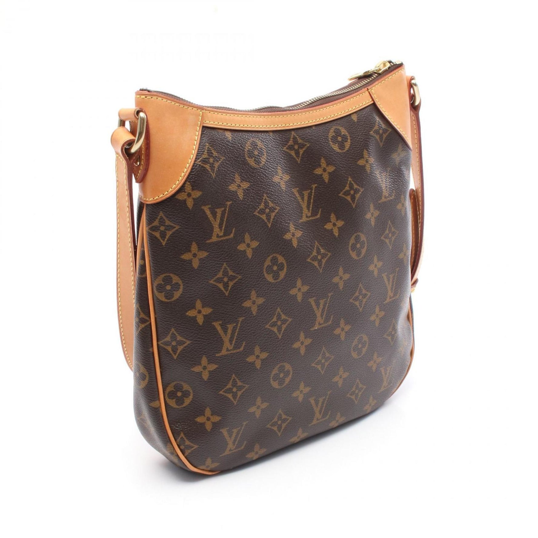 Louis Vuitton Odeon PM Shoulder Bag in Coated Canvas and Leather with Monogram Design