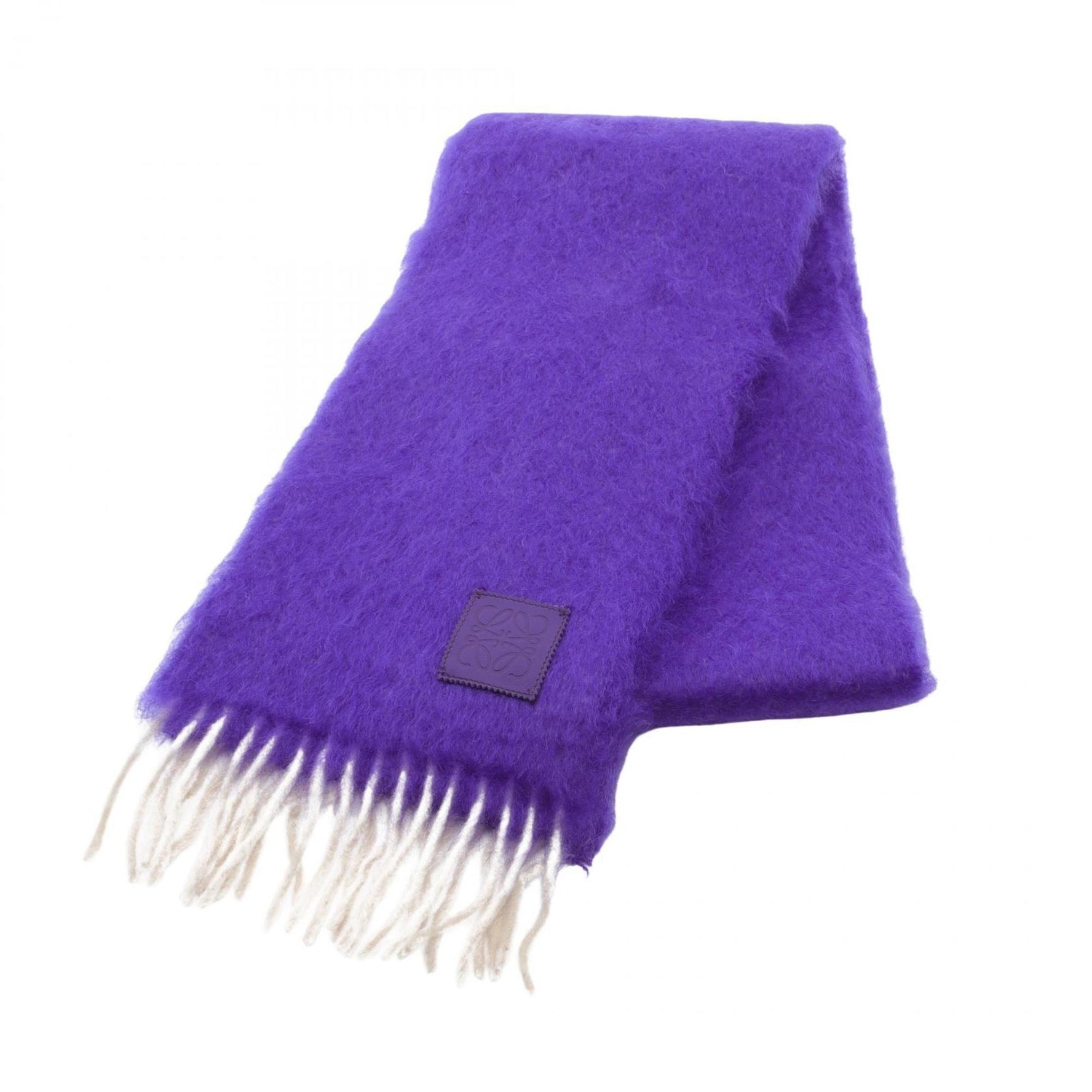 LOEWE Anagram Scarf, Wool and Mohair