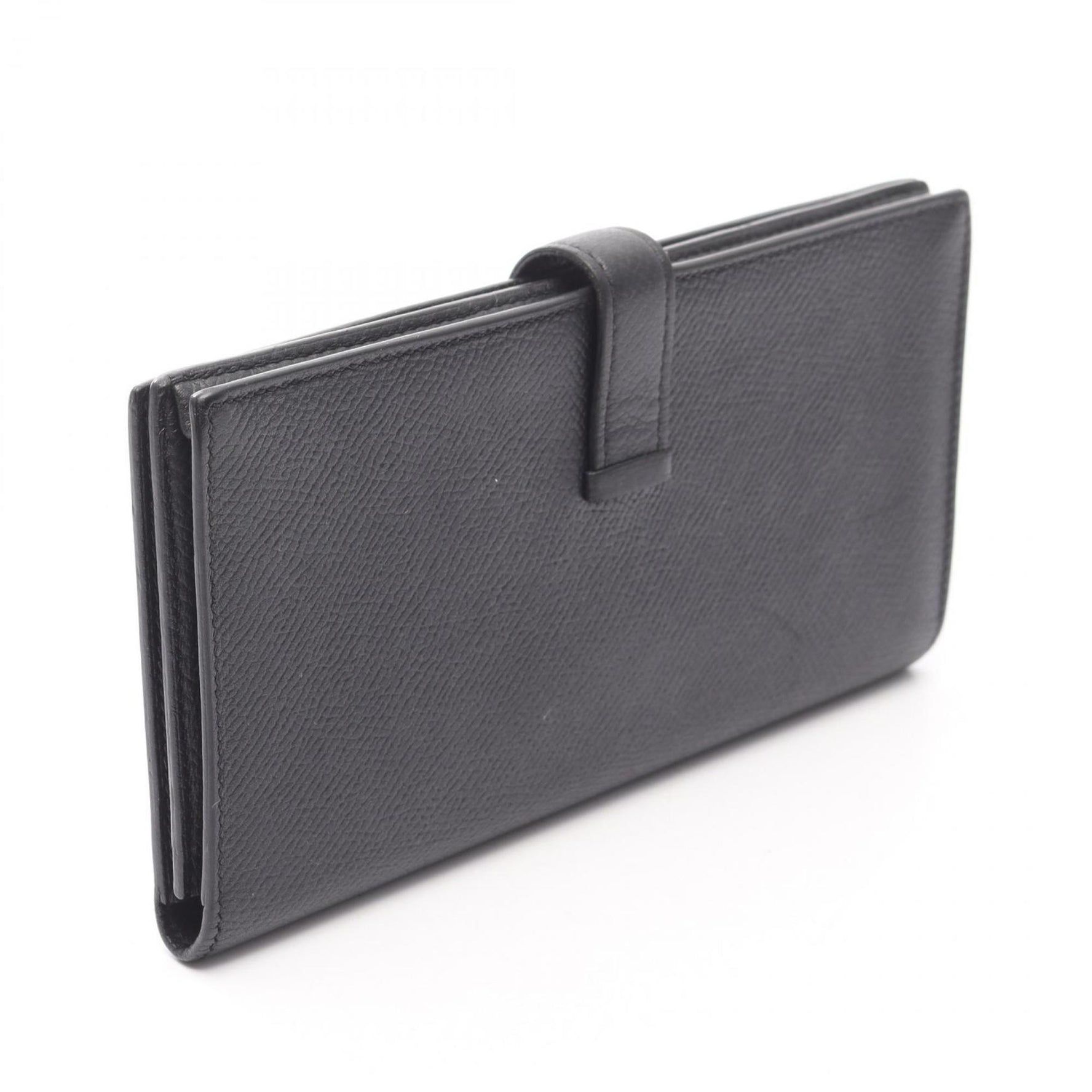 Hermes Hermès Bearn Soufflet Bi-fold Long Wallet Leather Epsom