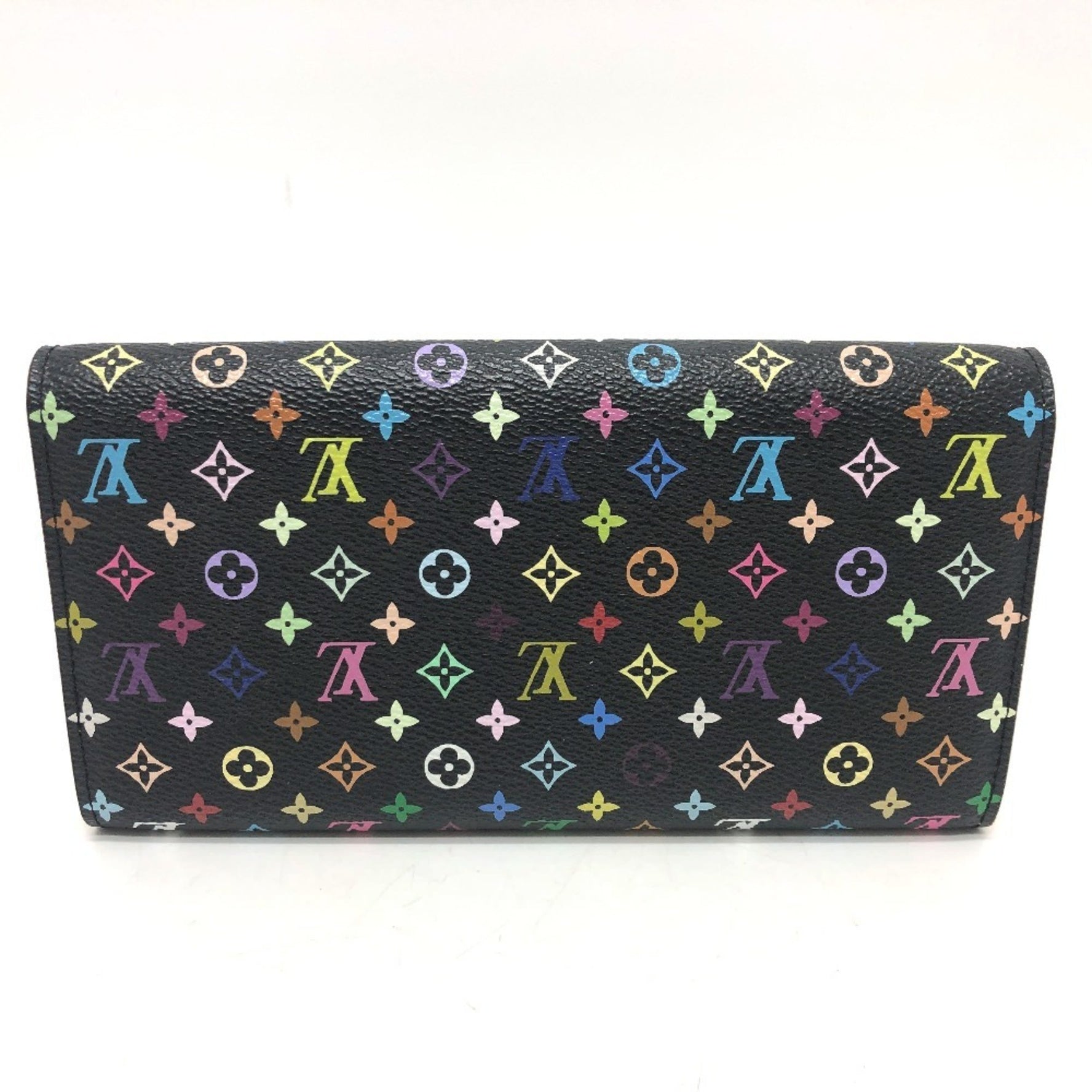 Louis Vuitton Portefeuille Sarah Wallet Flap Long Monogram Multicolor Canvas