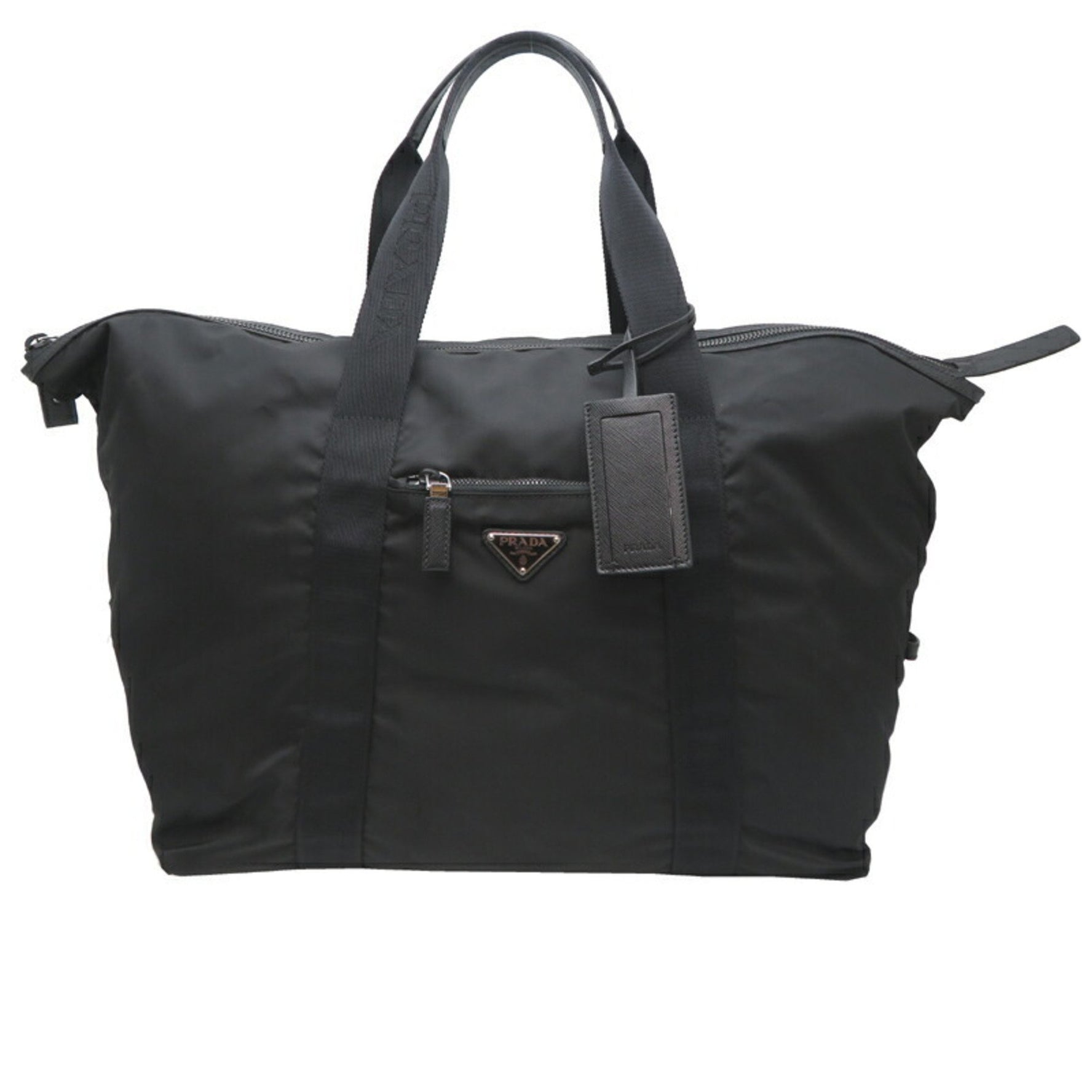 Prada Women's and Men's Boston Bag 2VL796 Nylon Black