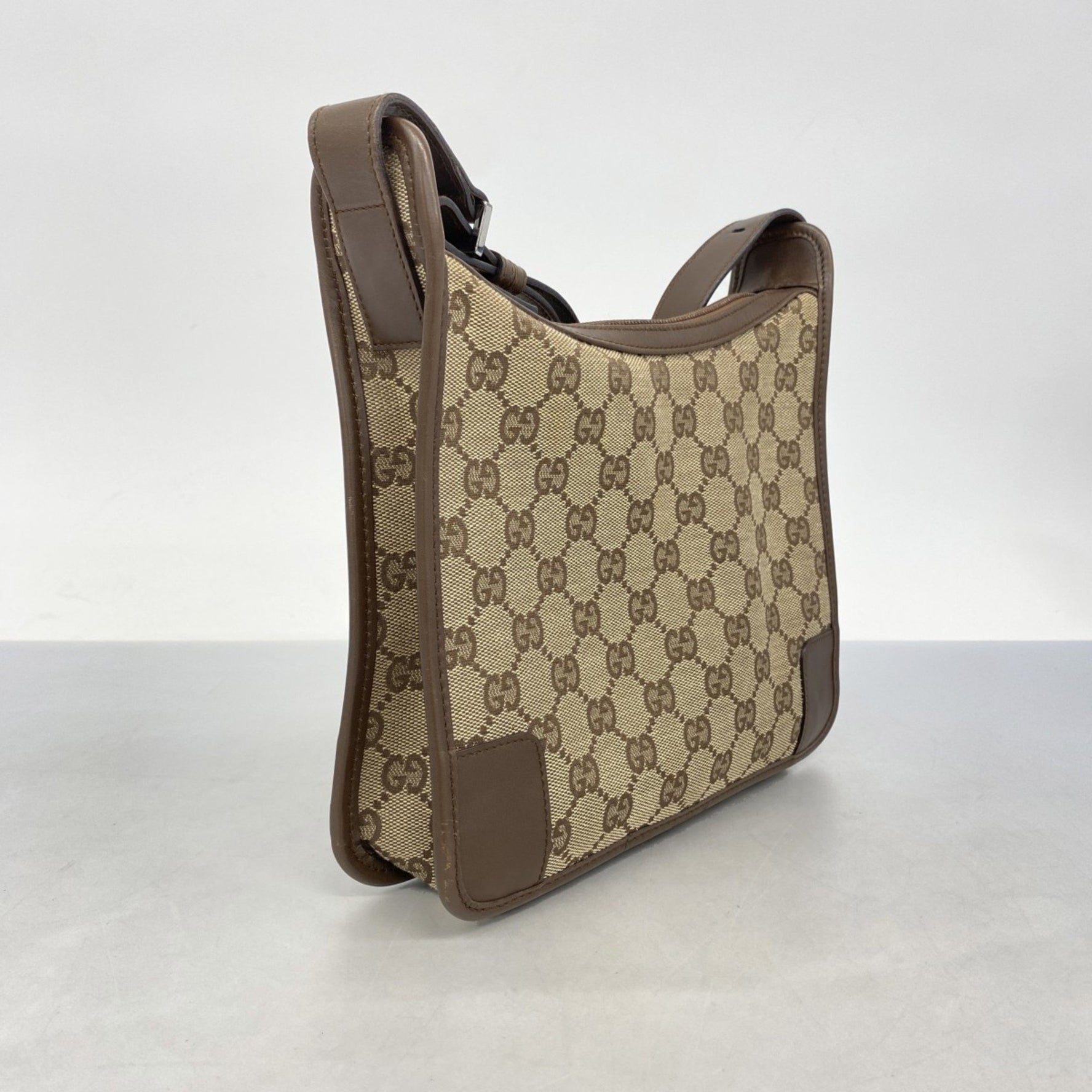 Gucci GG Canvas Shoulder Bag 001 4206