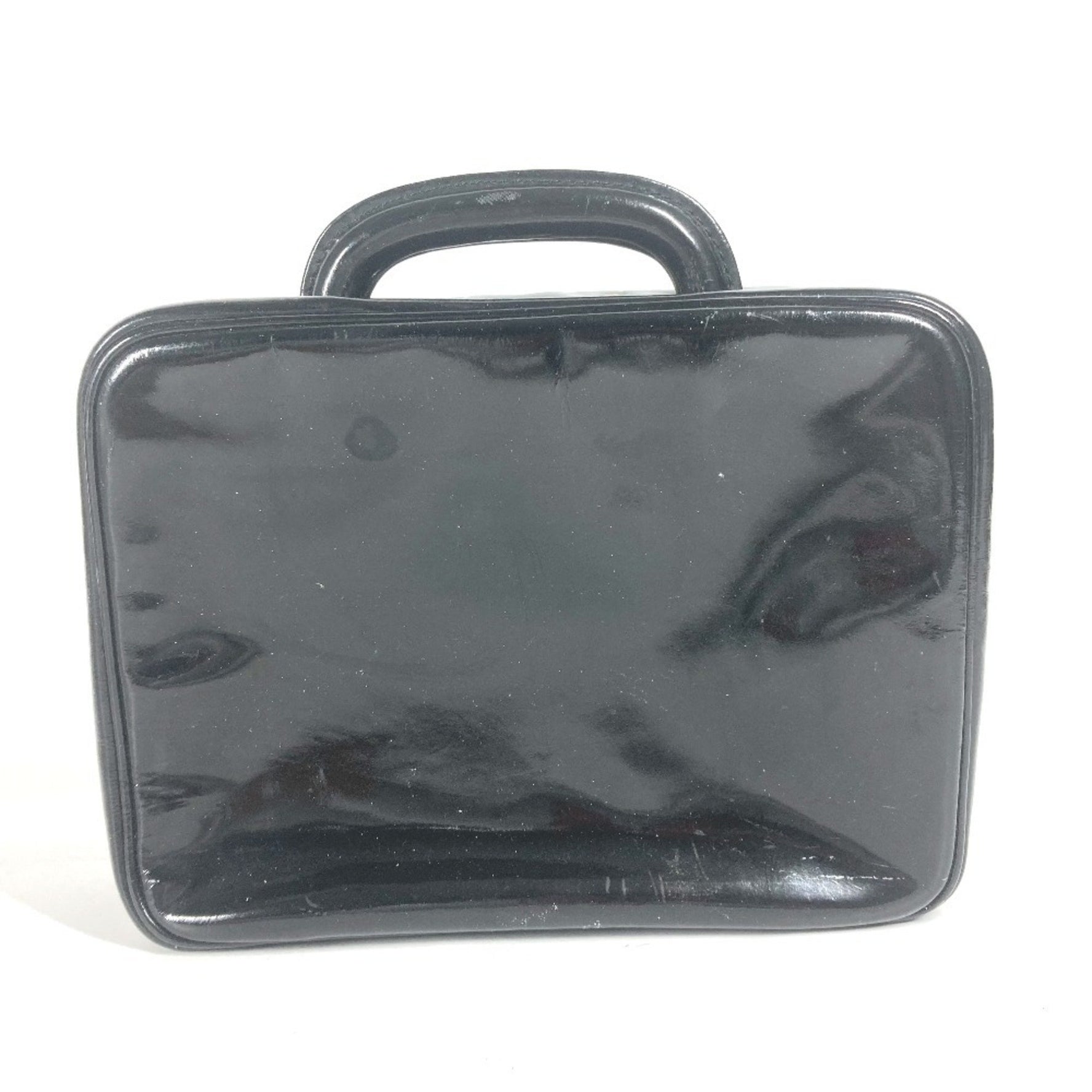 CHANEL CC Coco Mark Handbag Vanity Bag Enamel