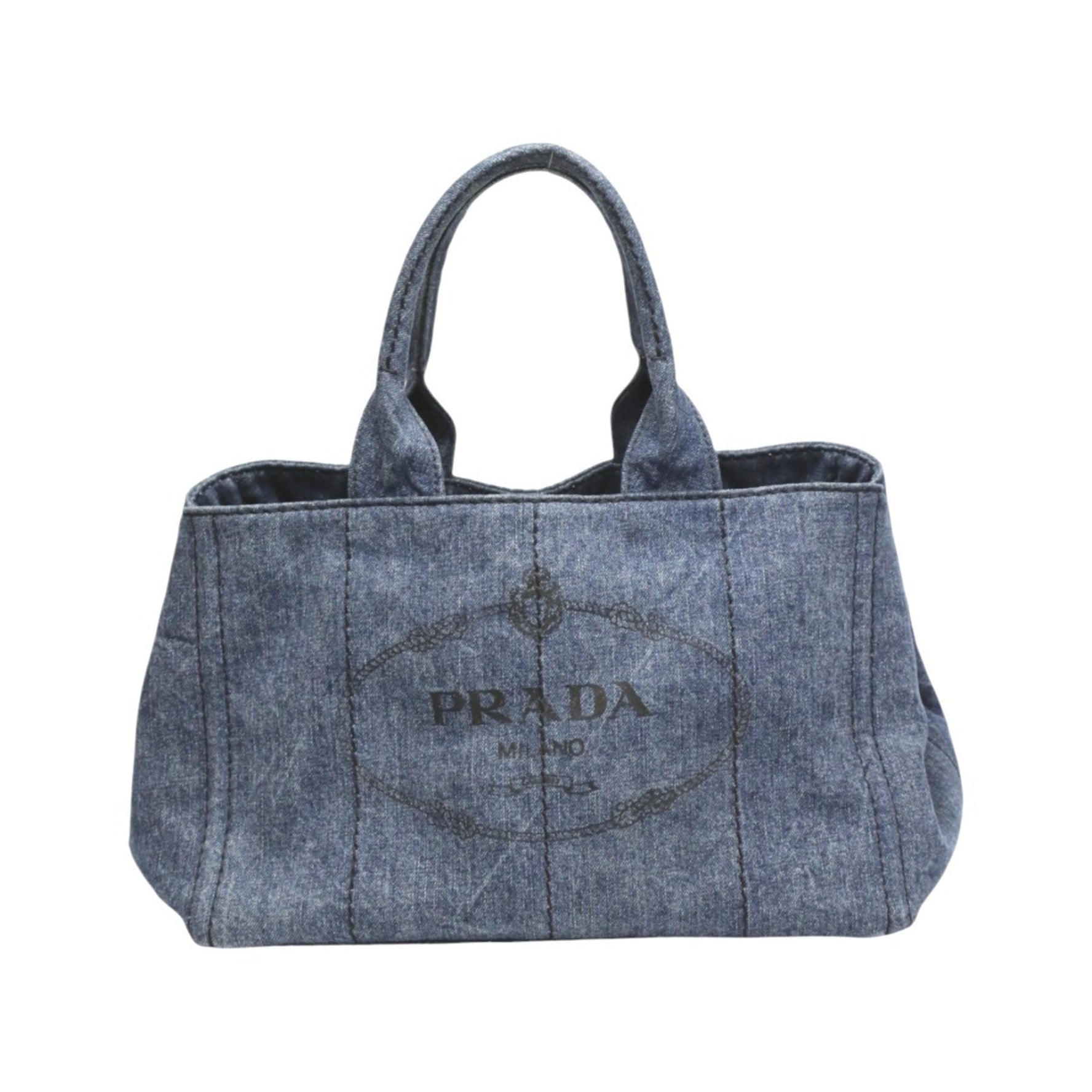 PRADA Tote Bag Canapa Denim