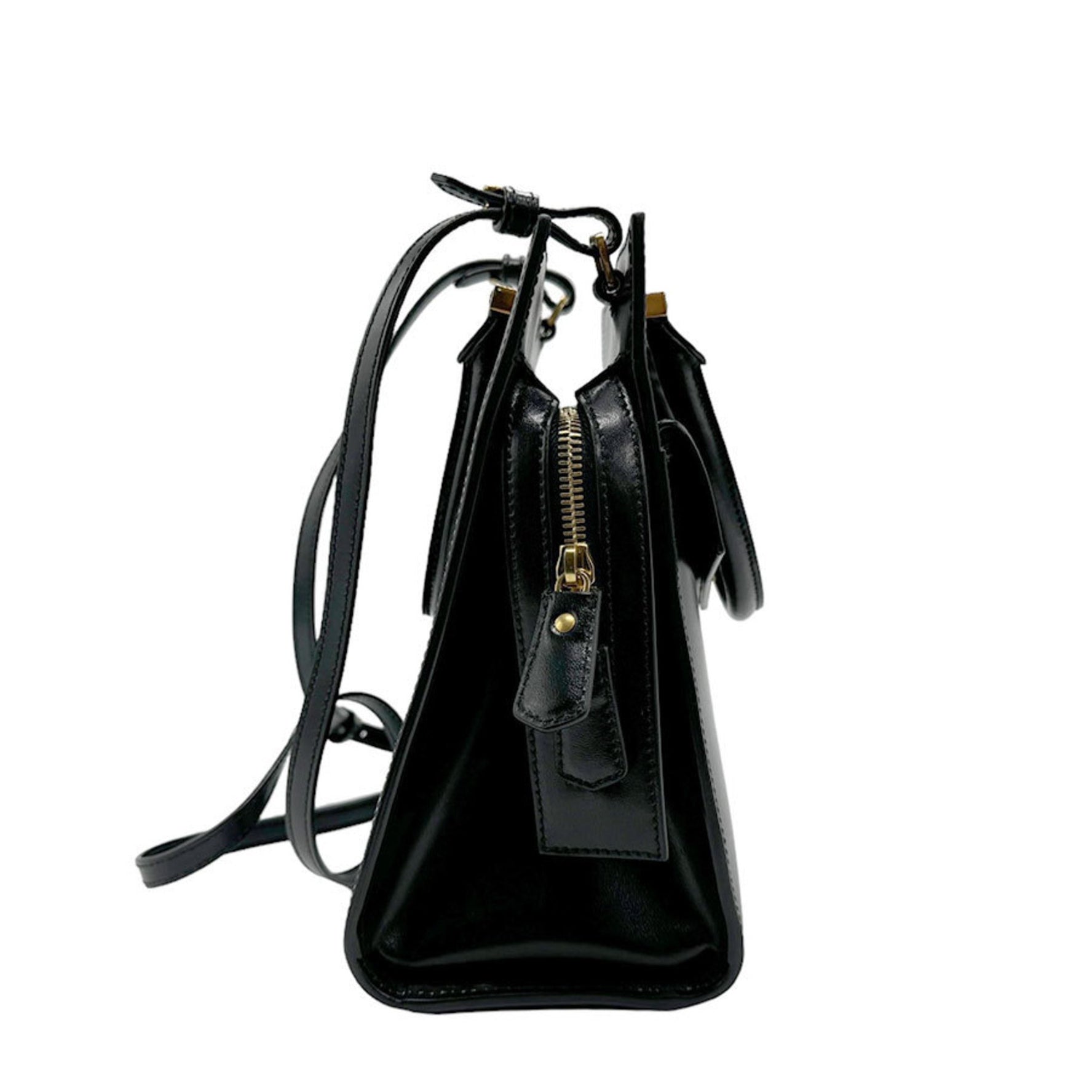 Saint Laurent Handbag Shoulder Bag Uptown Small Leather Gold