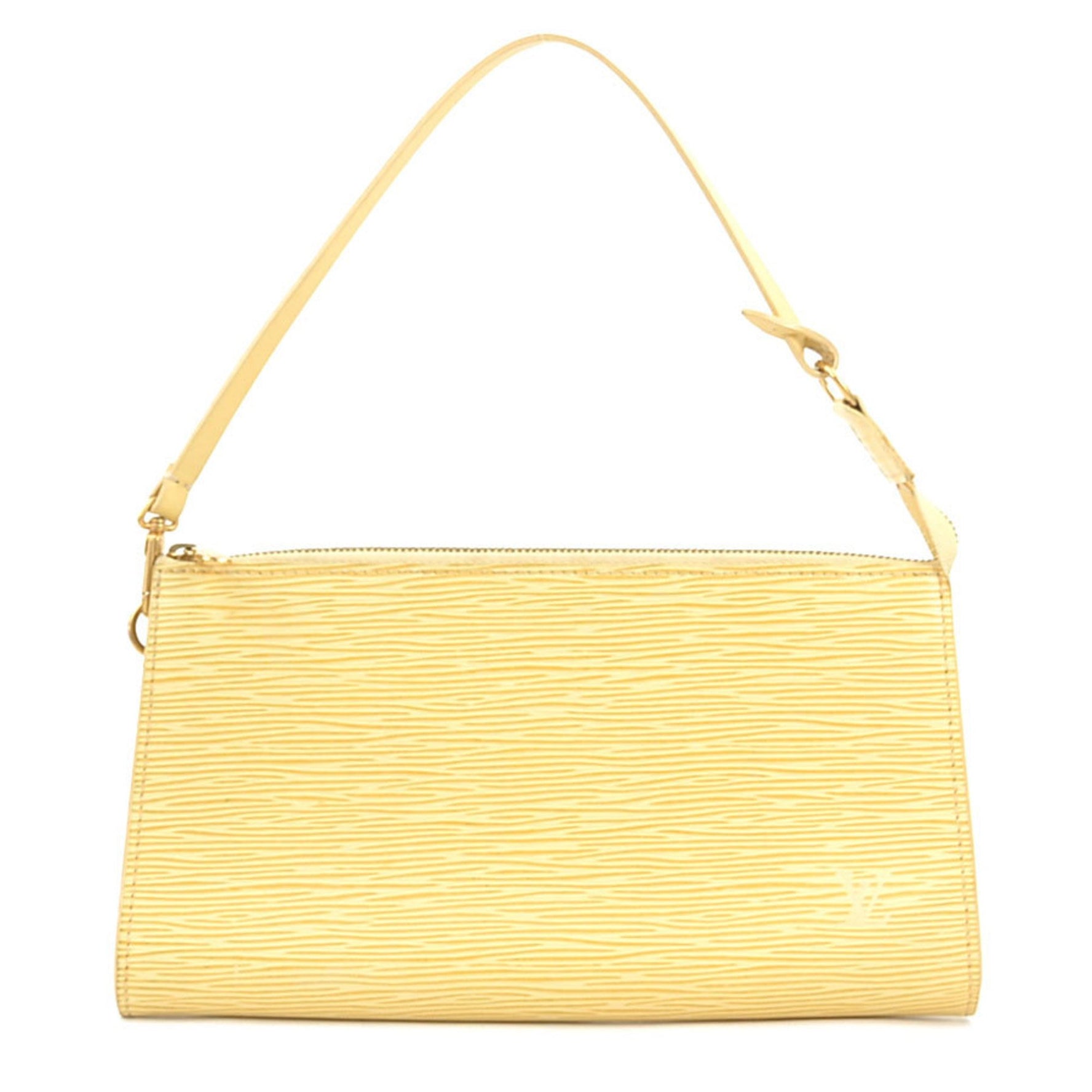 Louis Vuitton Epi Pouch Accessory Leather Gold