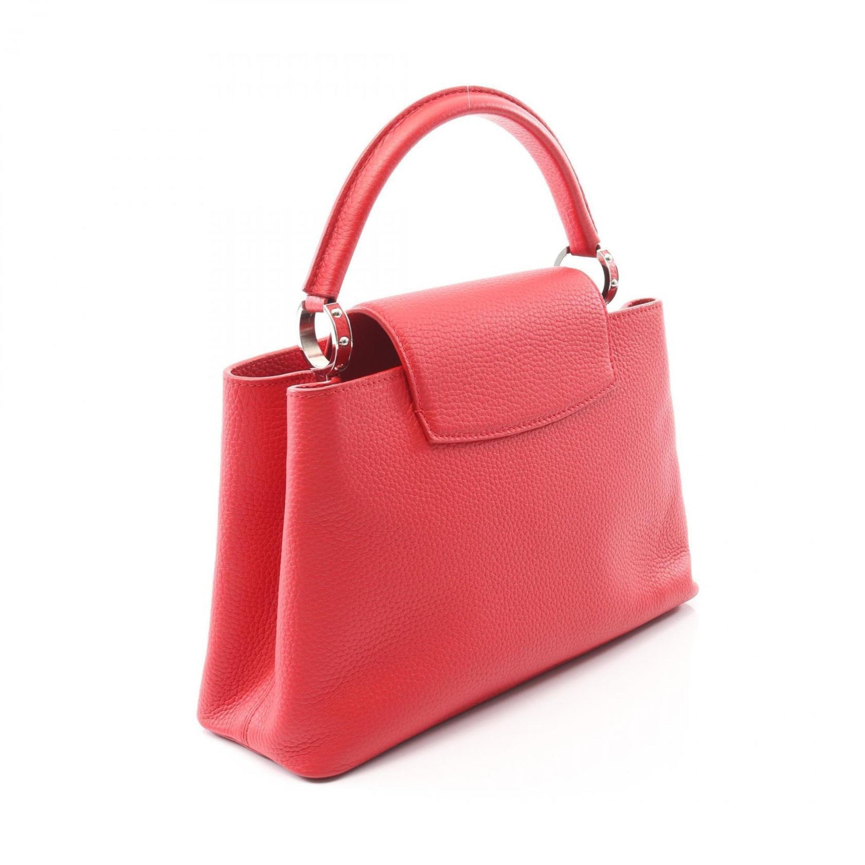 Louis Vuitton Capucines PM Handbag, Leather Parnassus, Red
