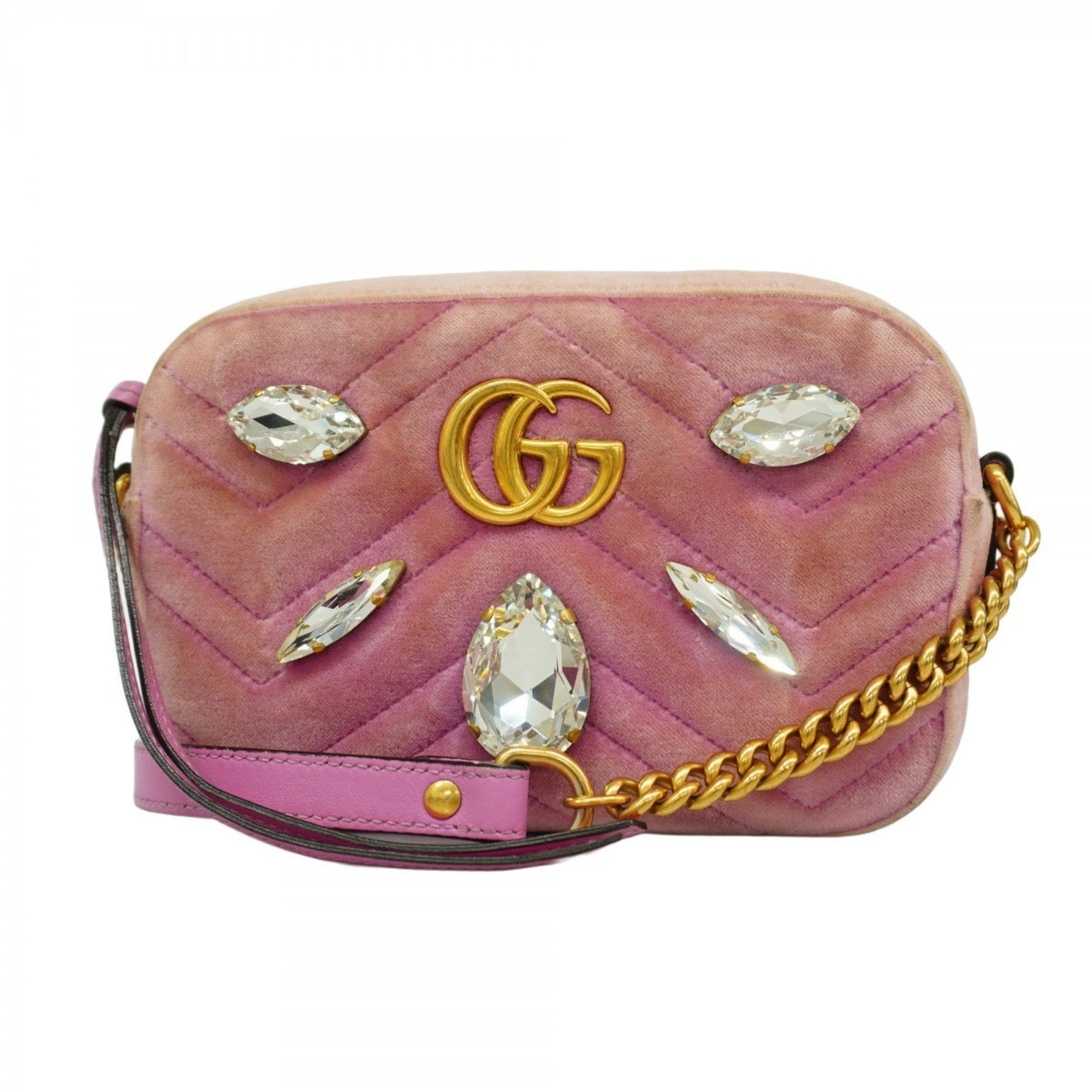 Gucci GG Marmont Shoulder Bag Velour