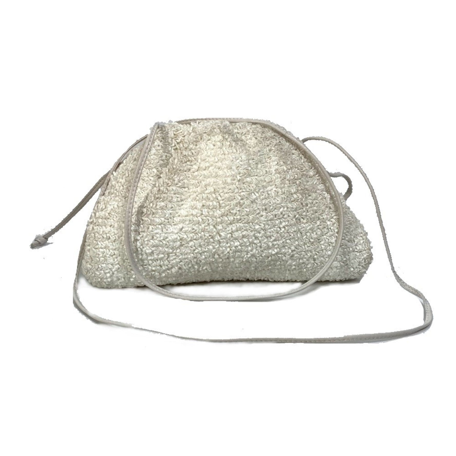BOTTEGA VENETA Mini The Pouch Shoulder Bag in Nylon/Leather