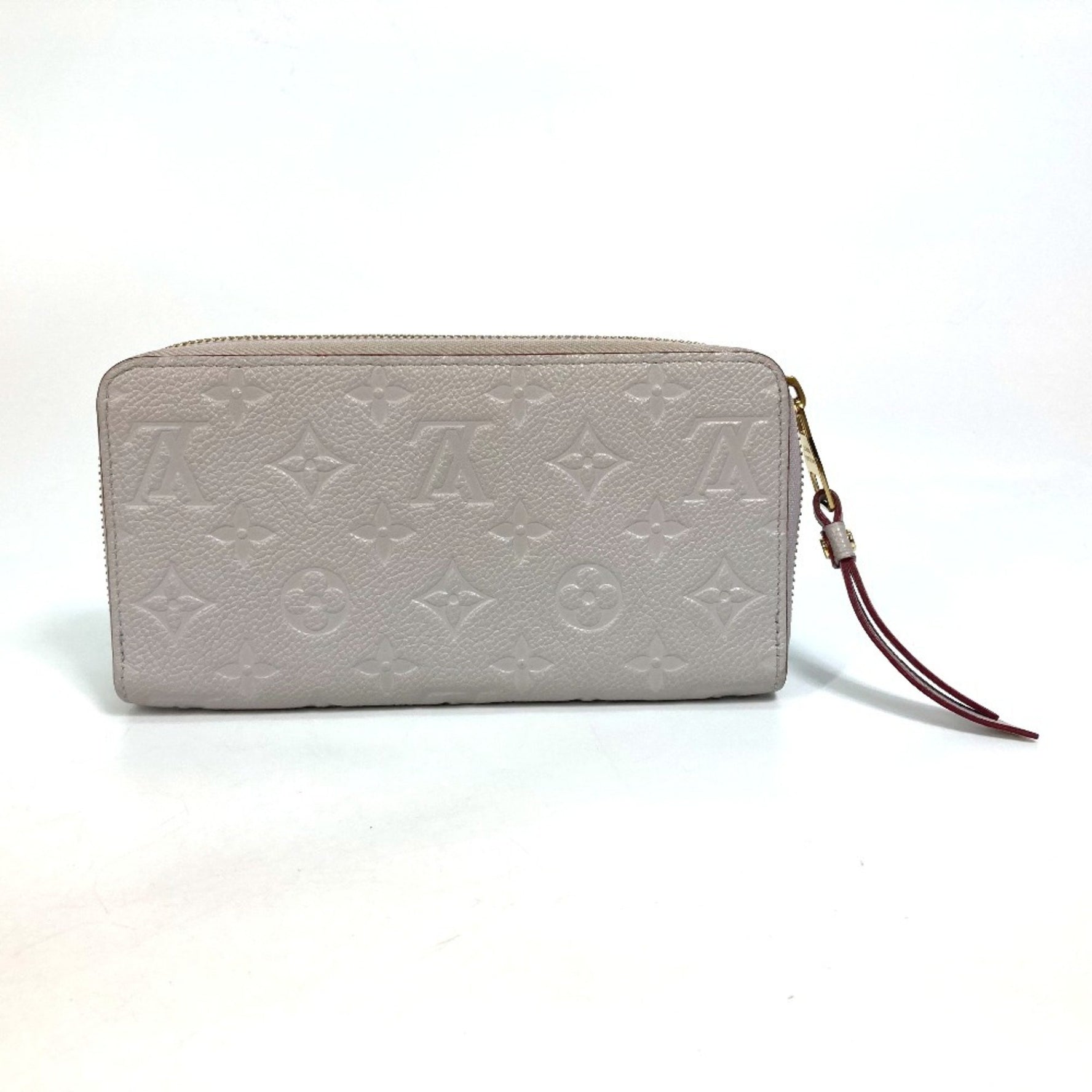 Louis Vuitton Monogram Empreinte Zippy Wallet, Leather, Blue Grey