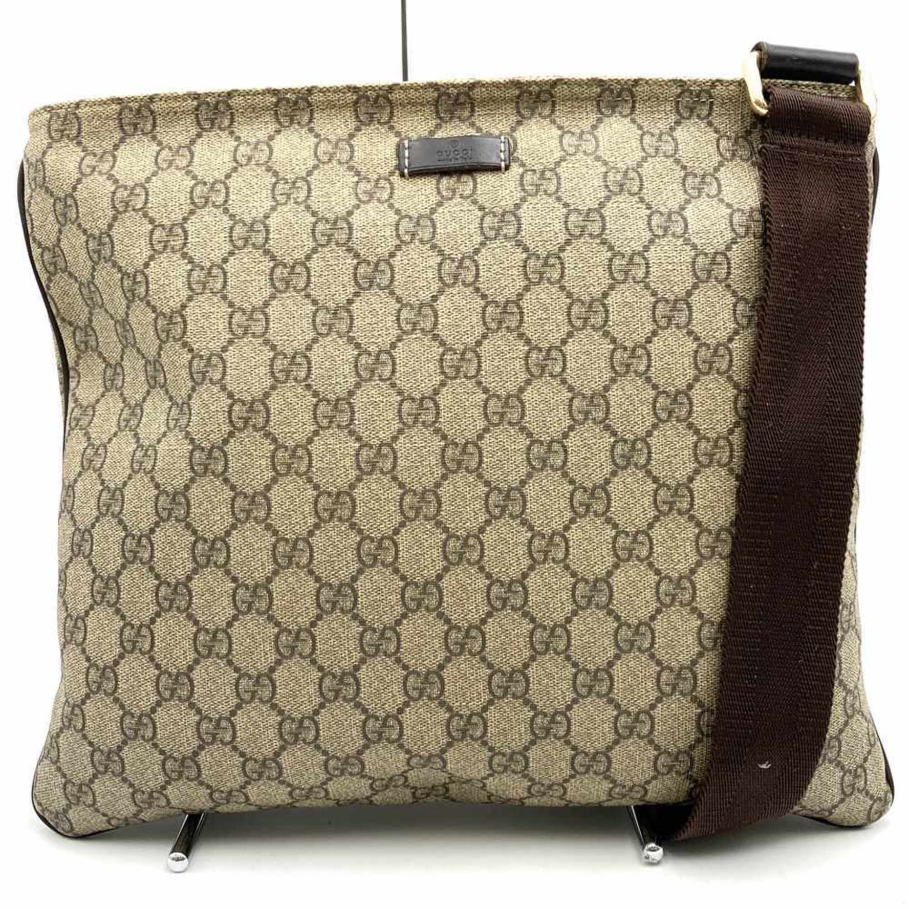 GUCCI Shoulder Bag GG Supreme Canvas