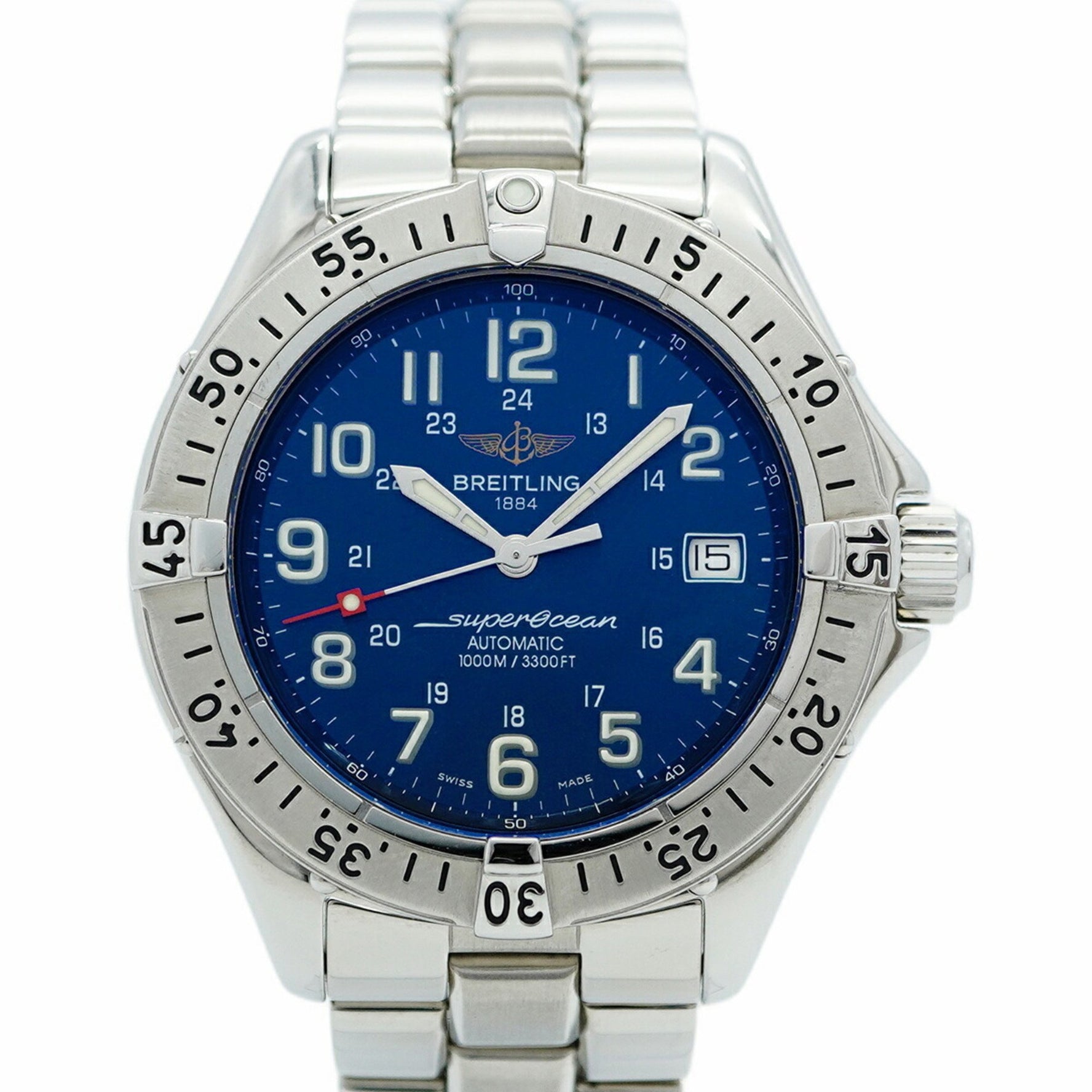 Breitling Superocean Blue Dial Watch