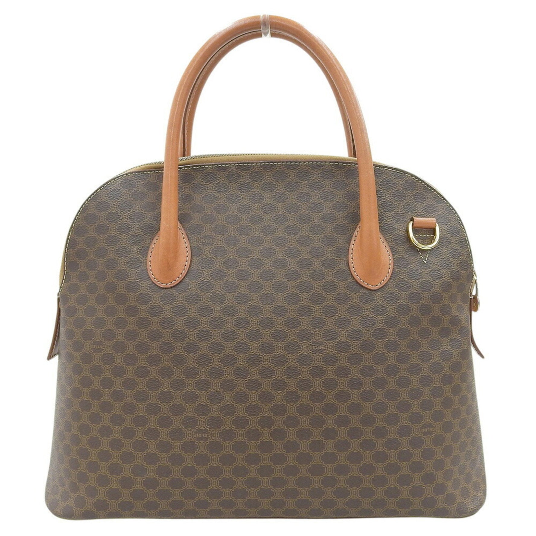 CELINE Macadam handbag brown