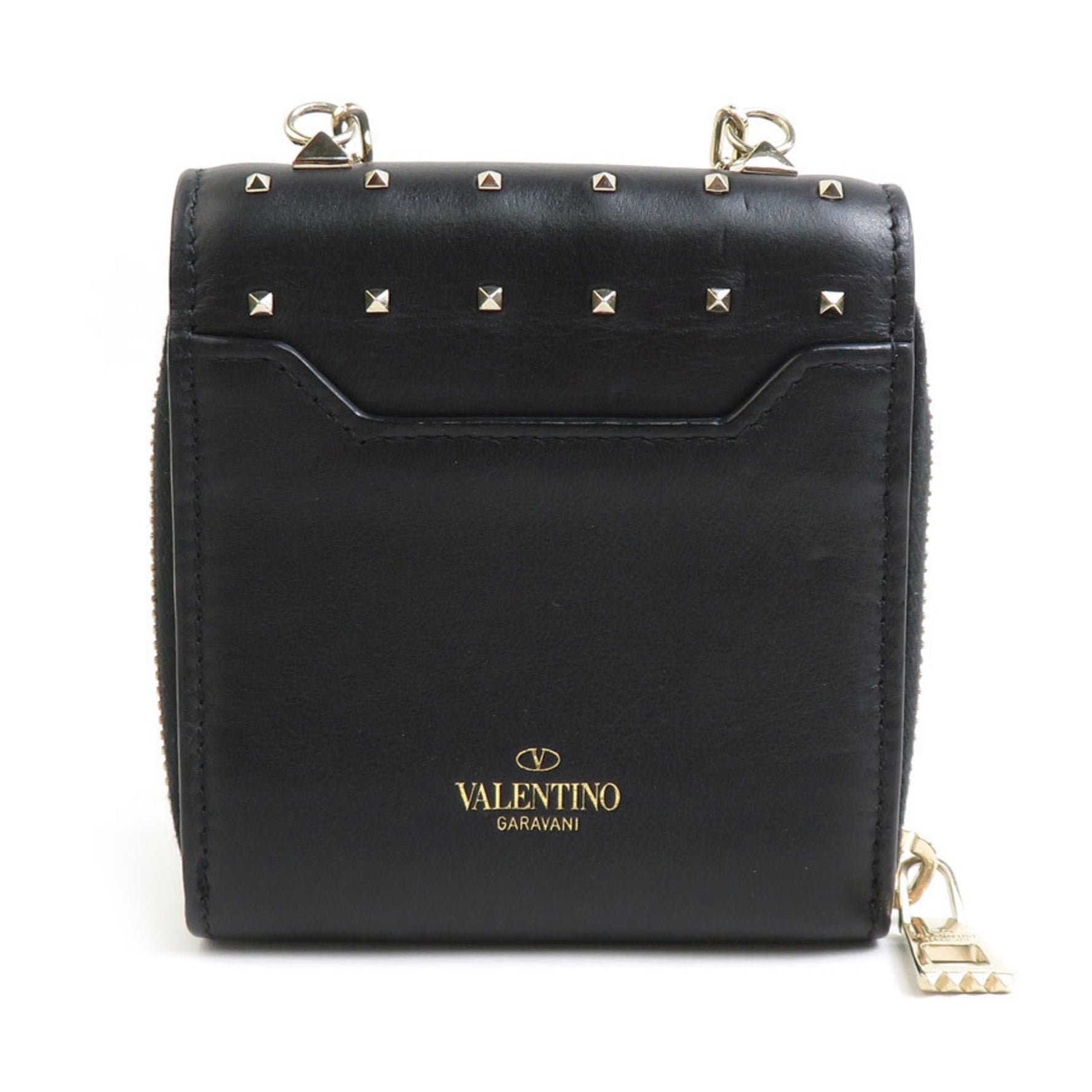 Valentino Garavani Wallet/Coin Case Compact Wallet Leather Men's