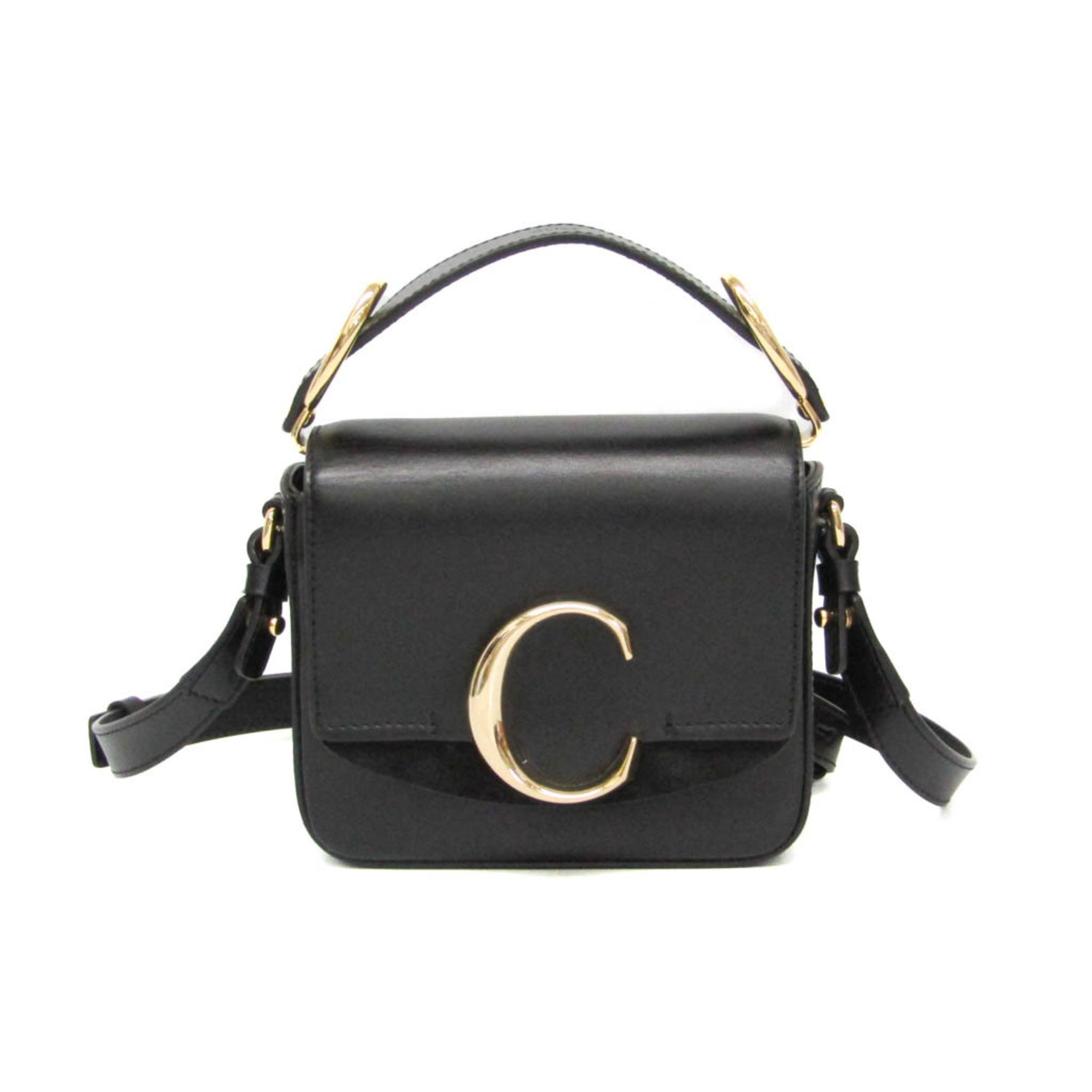 Chloé Chloe C Mini Leather,Suede Handbag,Shoulder Bag