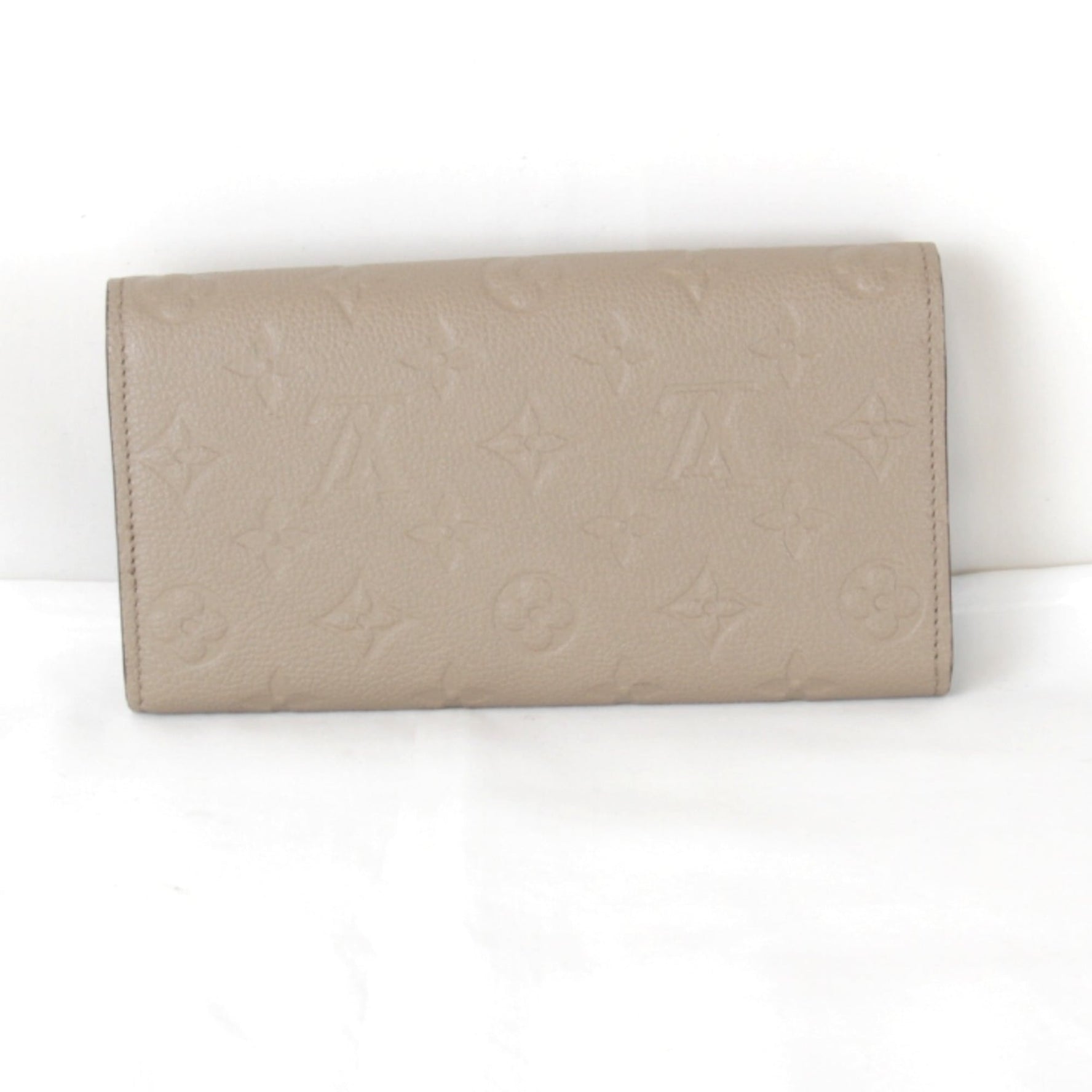 LOUIS VUITTON Monogram Empreinte Portefeuille Sarah Wallet, Leather