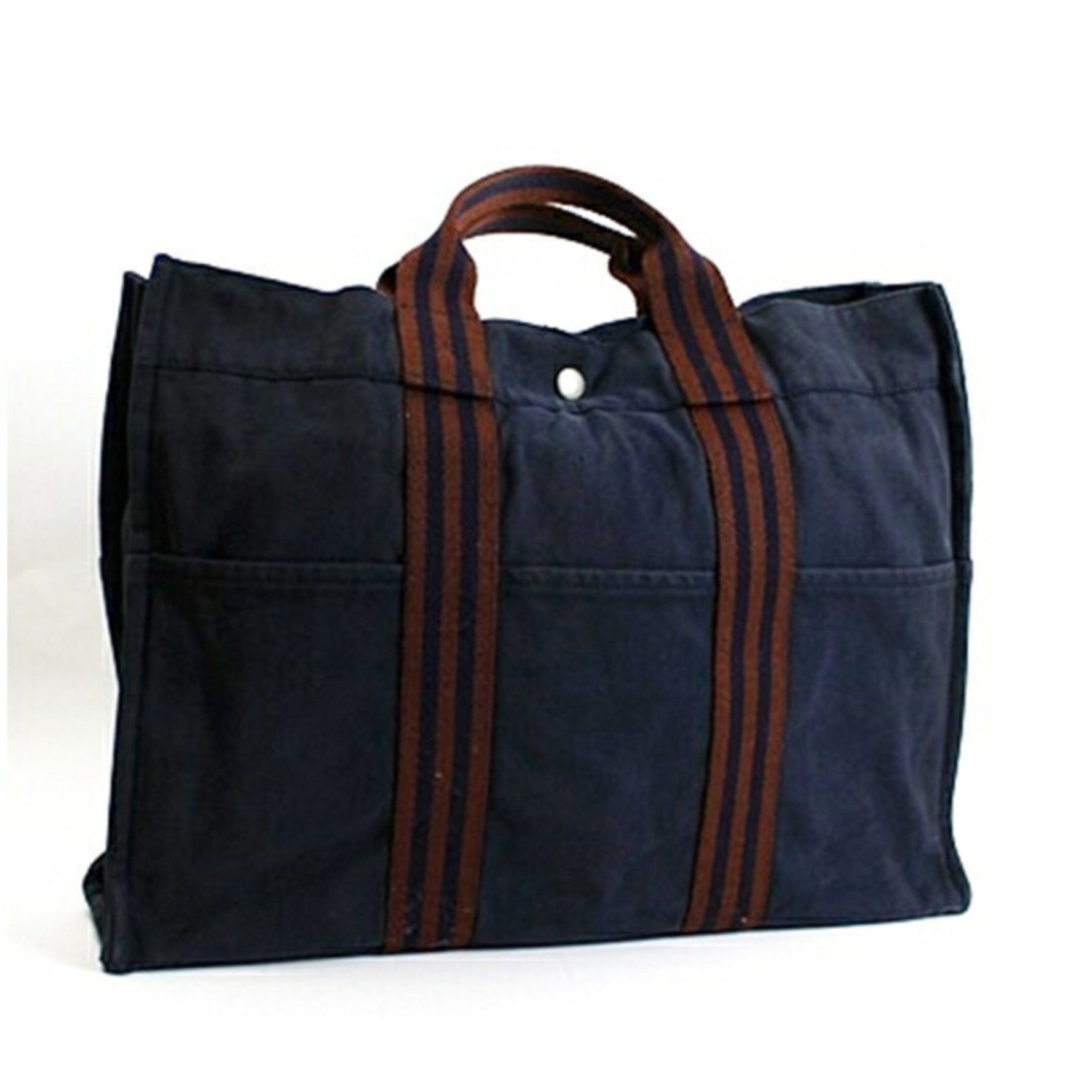 Hermes Foul Tote MM Canvas Bag Men's Unisex size available