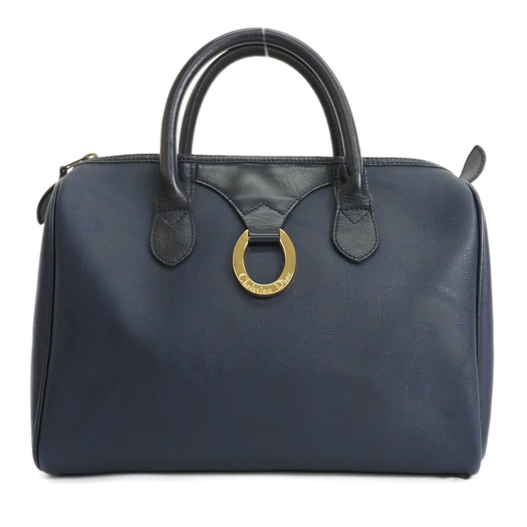 Christian Dior Old Trotter Boston Bag PVC Ladies