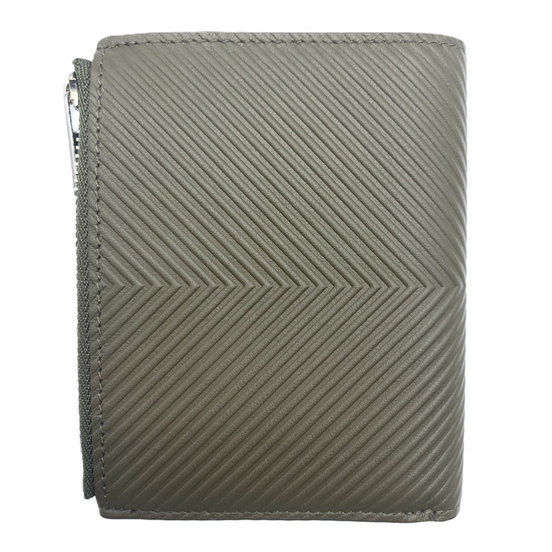 LOEWE Bi-fold Compact Wallet Textured Classic Calf Mini S Rank