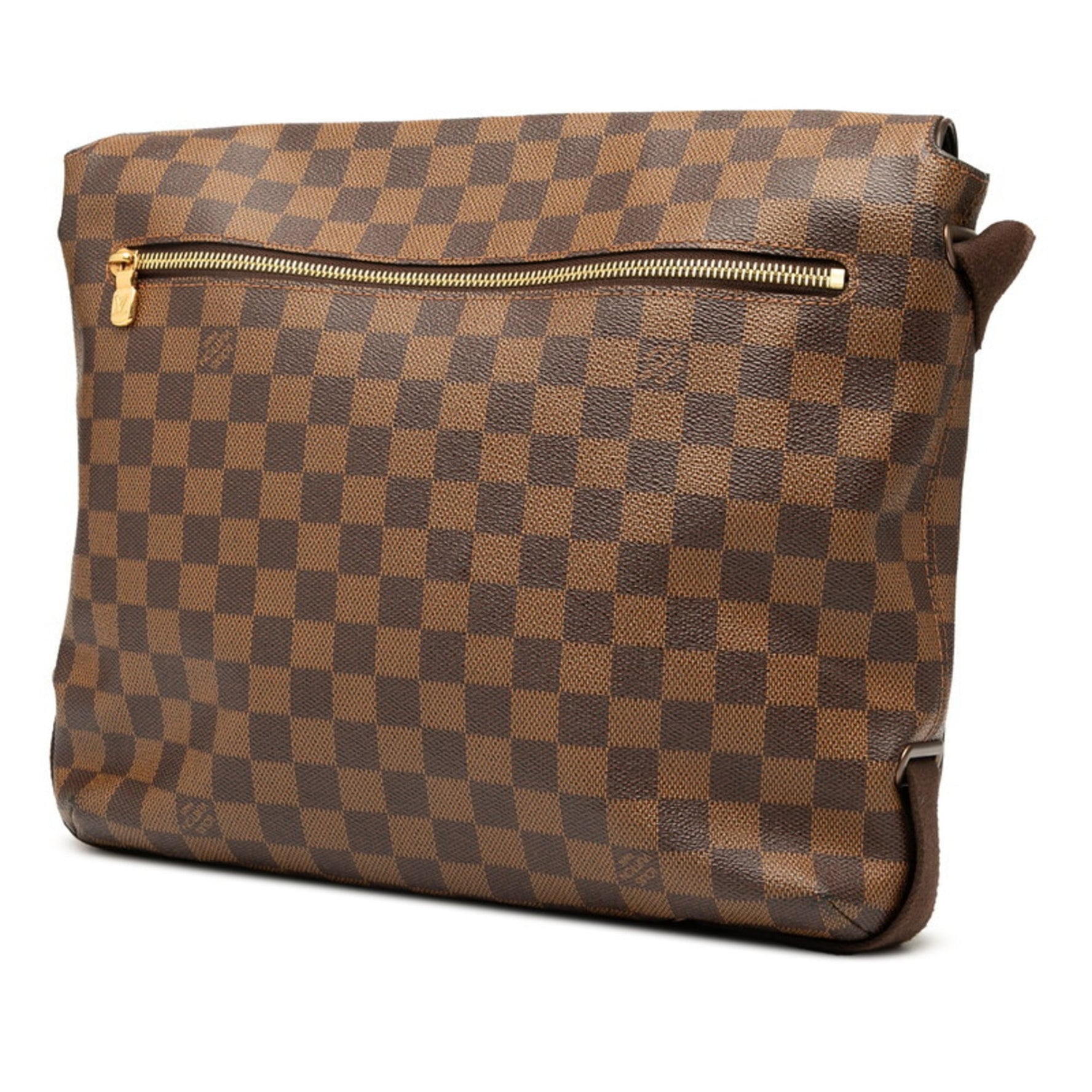 Louis Vuitton Damier Brooklyn MM Crossbody Shoulder Bag Leather LOUIS VUITTON