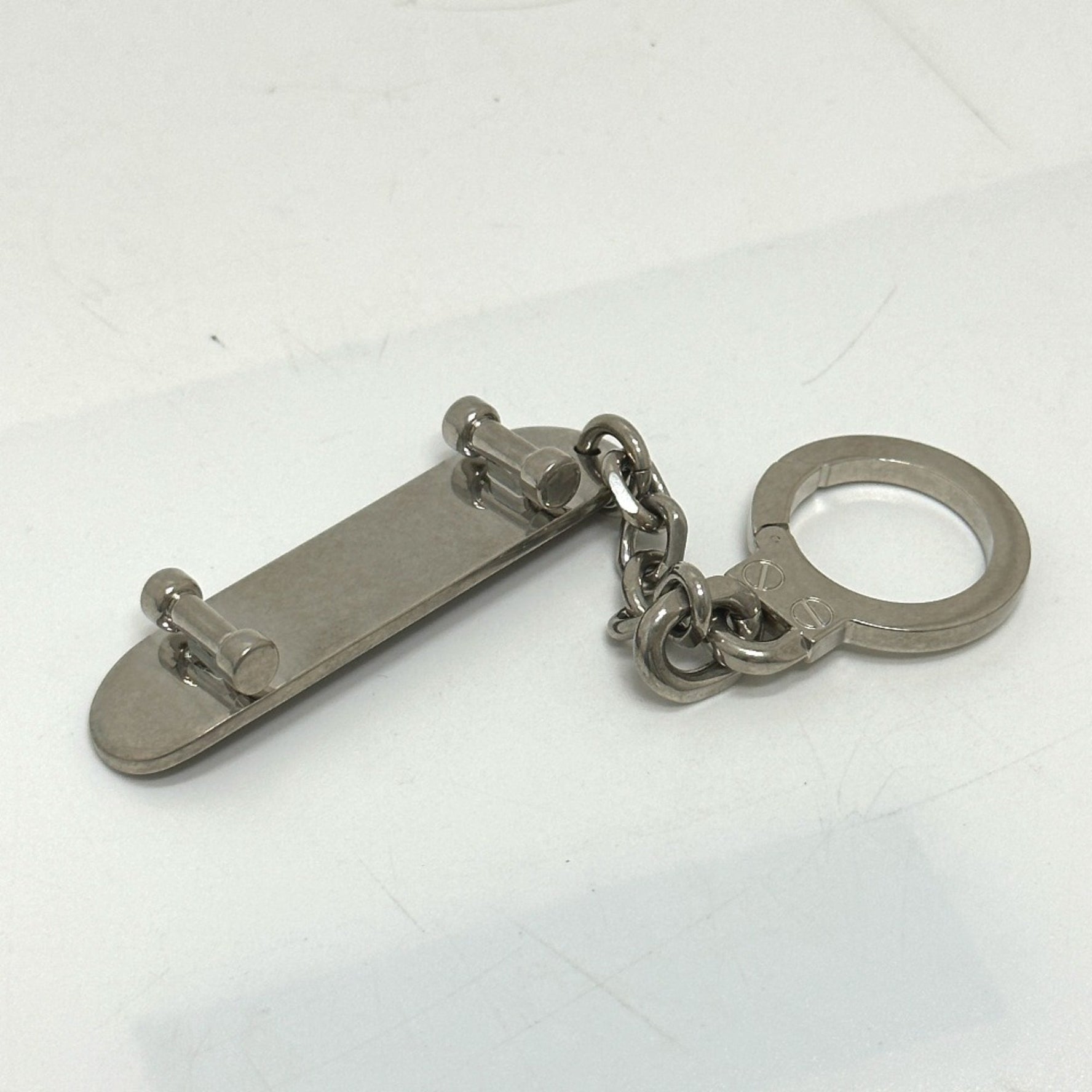 CELINE Bag Charm Key Holder Silver