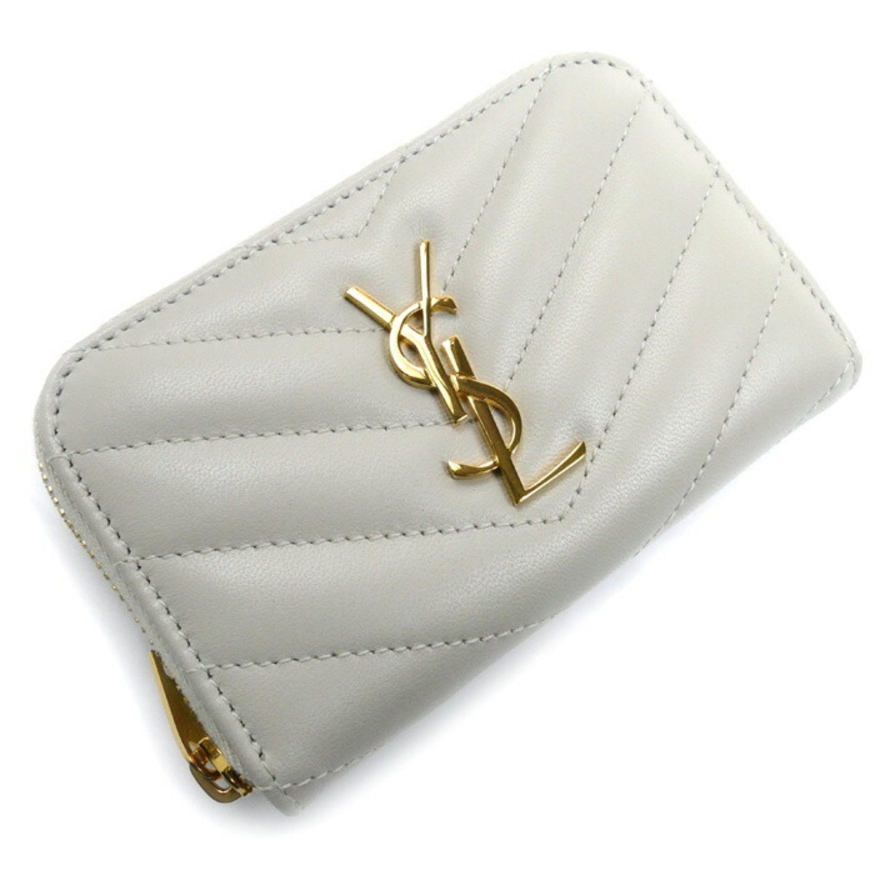 Saint Laurent Yves PARIS Paris Cassandra Matelasse Coin Case