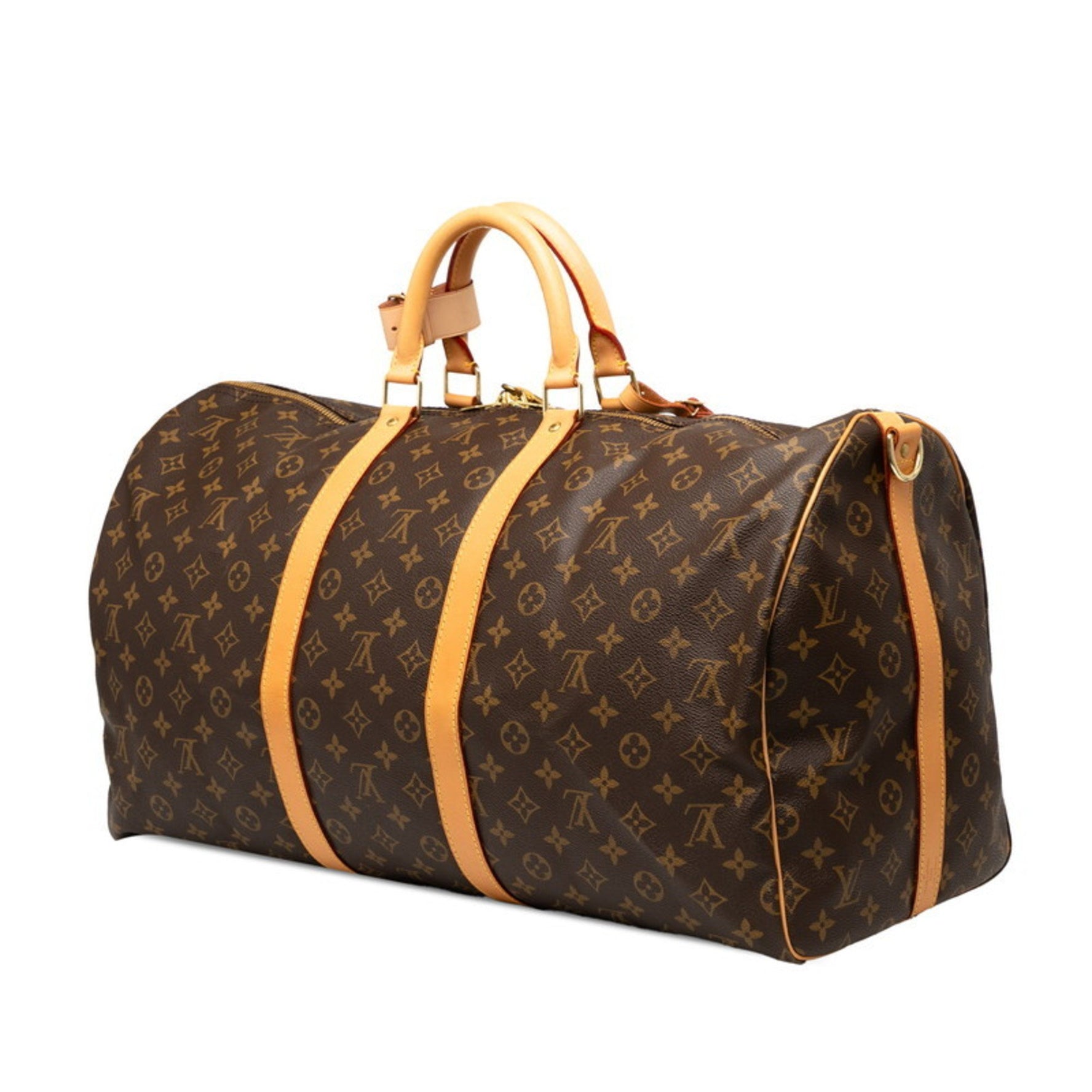 Louis Vuitton Monogram Keepall Bandouliere 55 Boston/Shoulder Bag, Leather